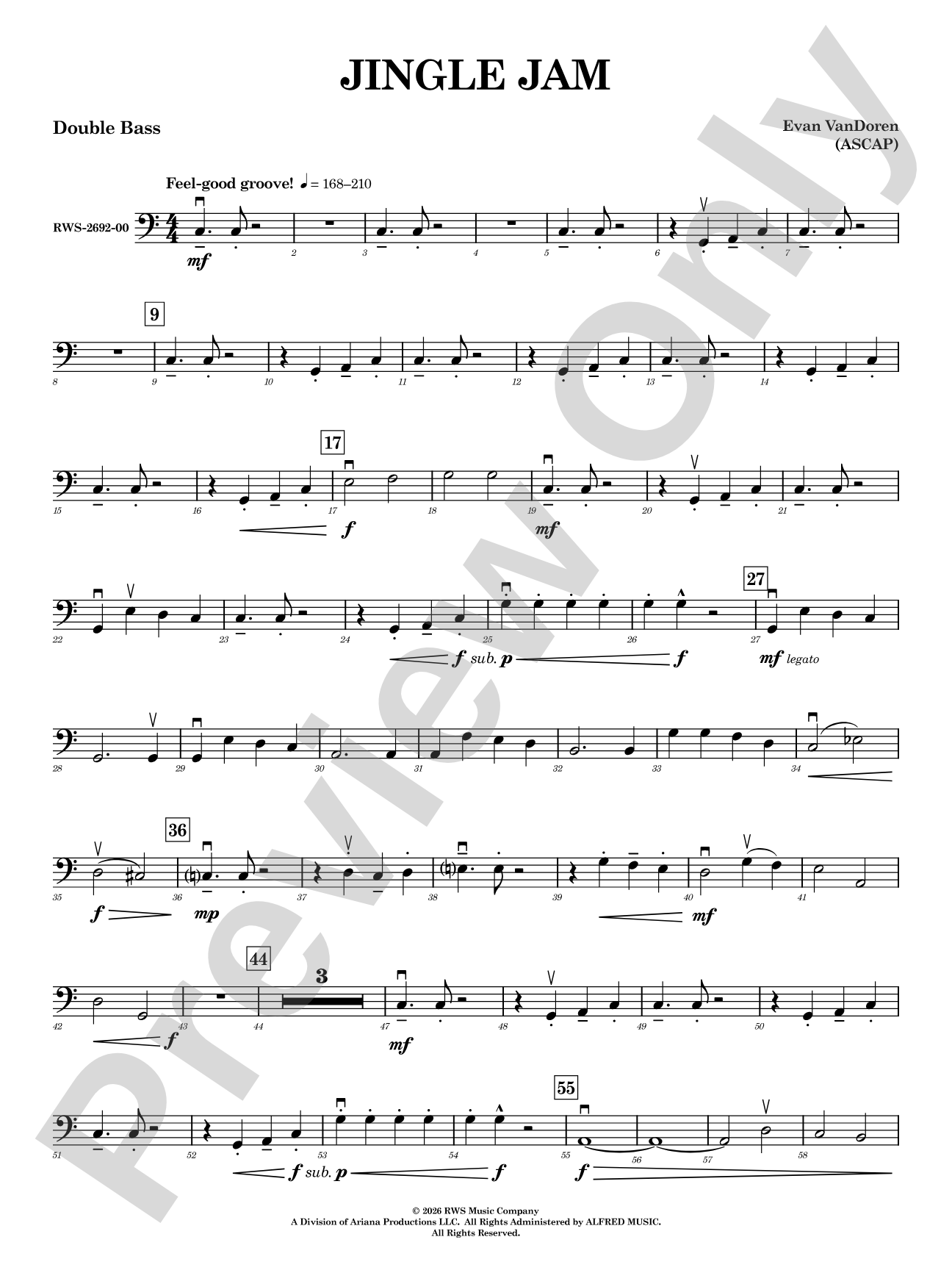Jingle Jam: String Bass