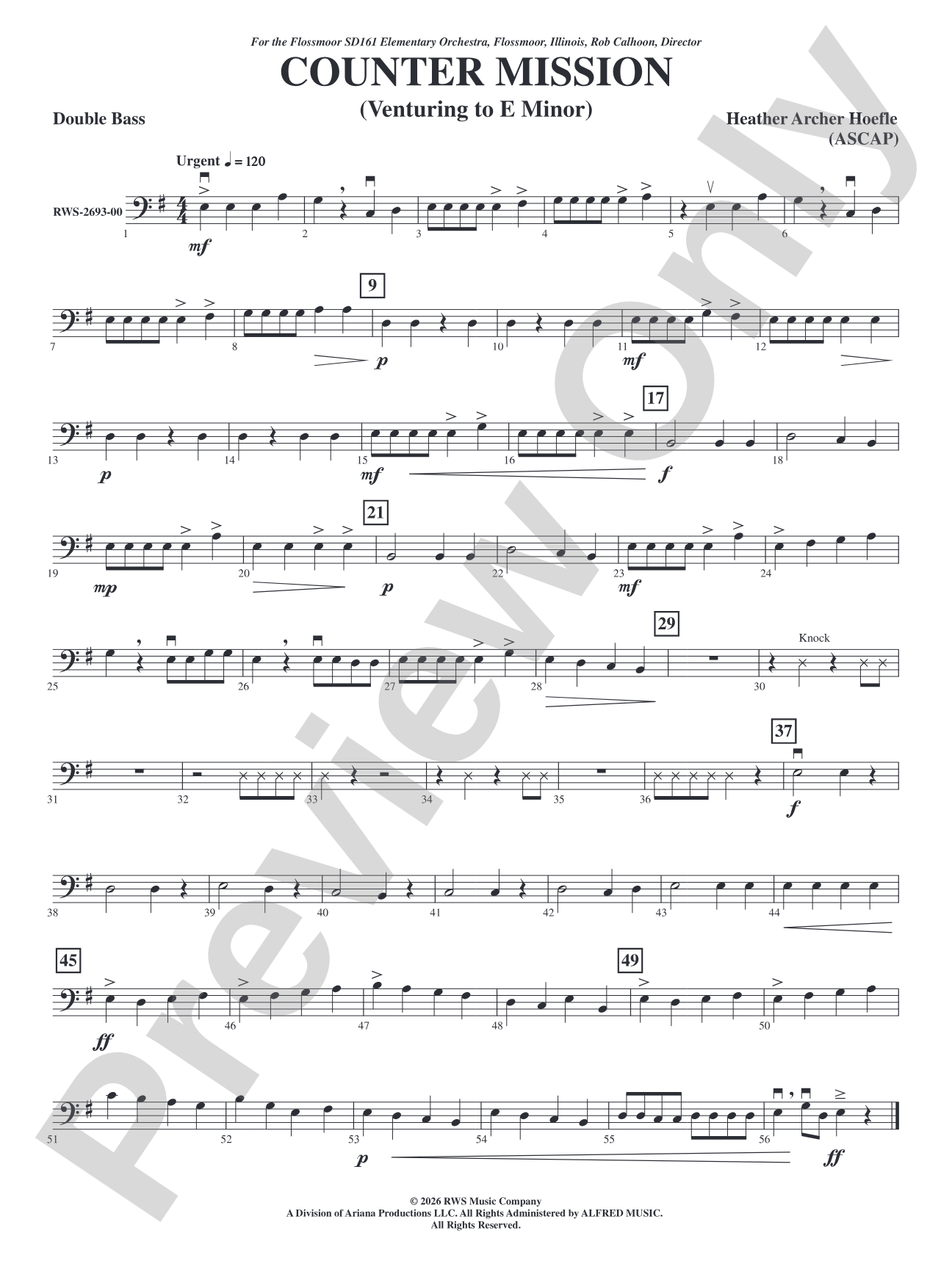 Counter Mission: String Bass