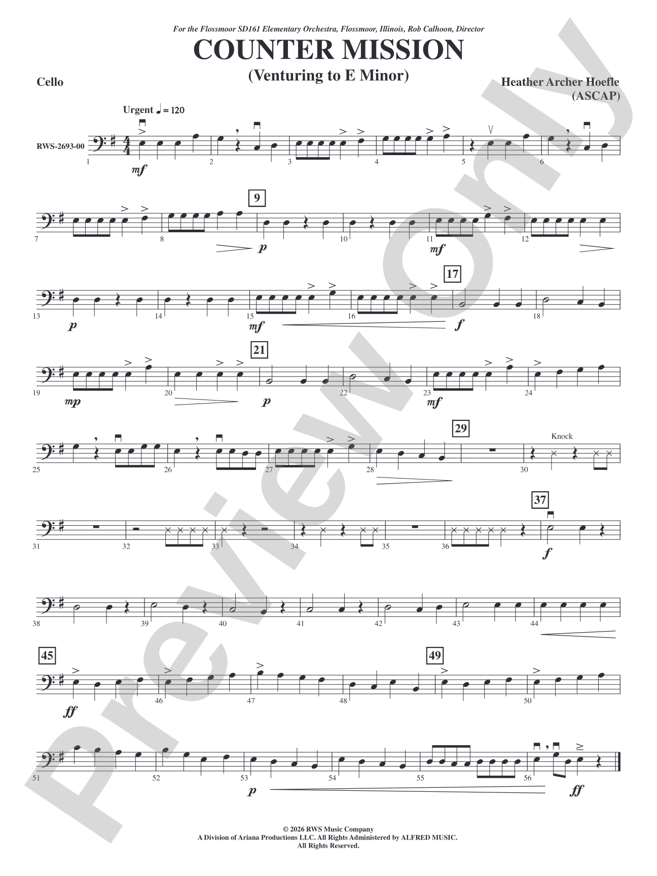 Counter Mission: Cello