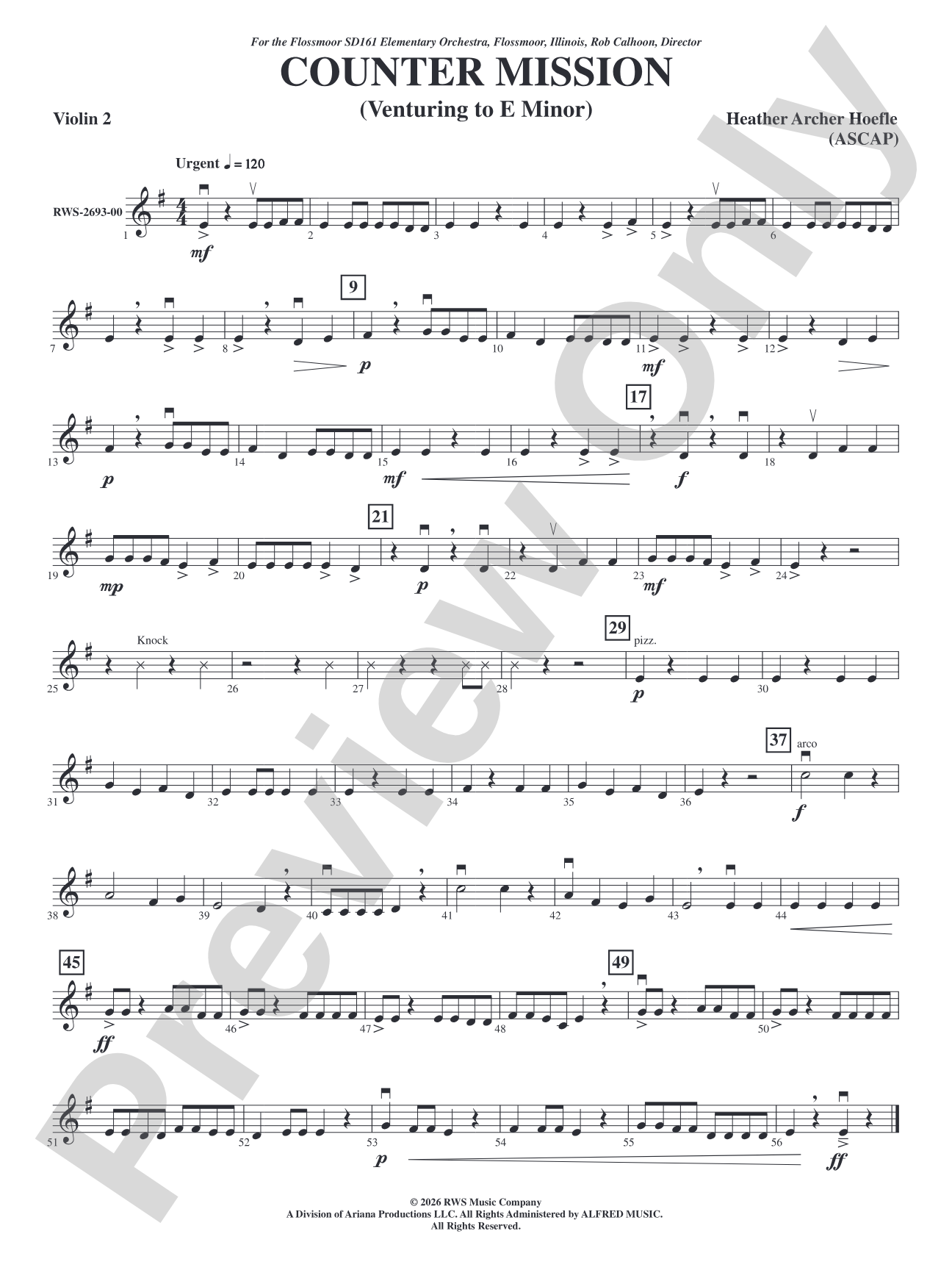 Counter Mission: 2nd Violin