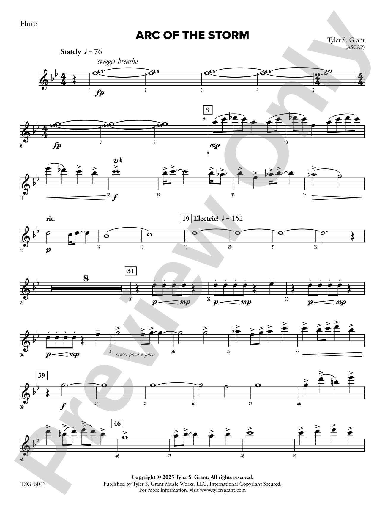 Arc of the Storm: Flute