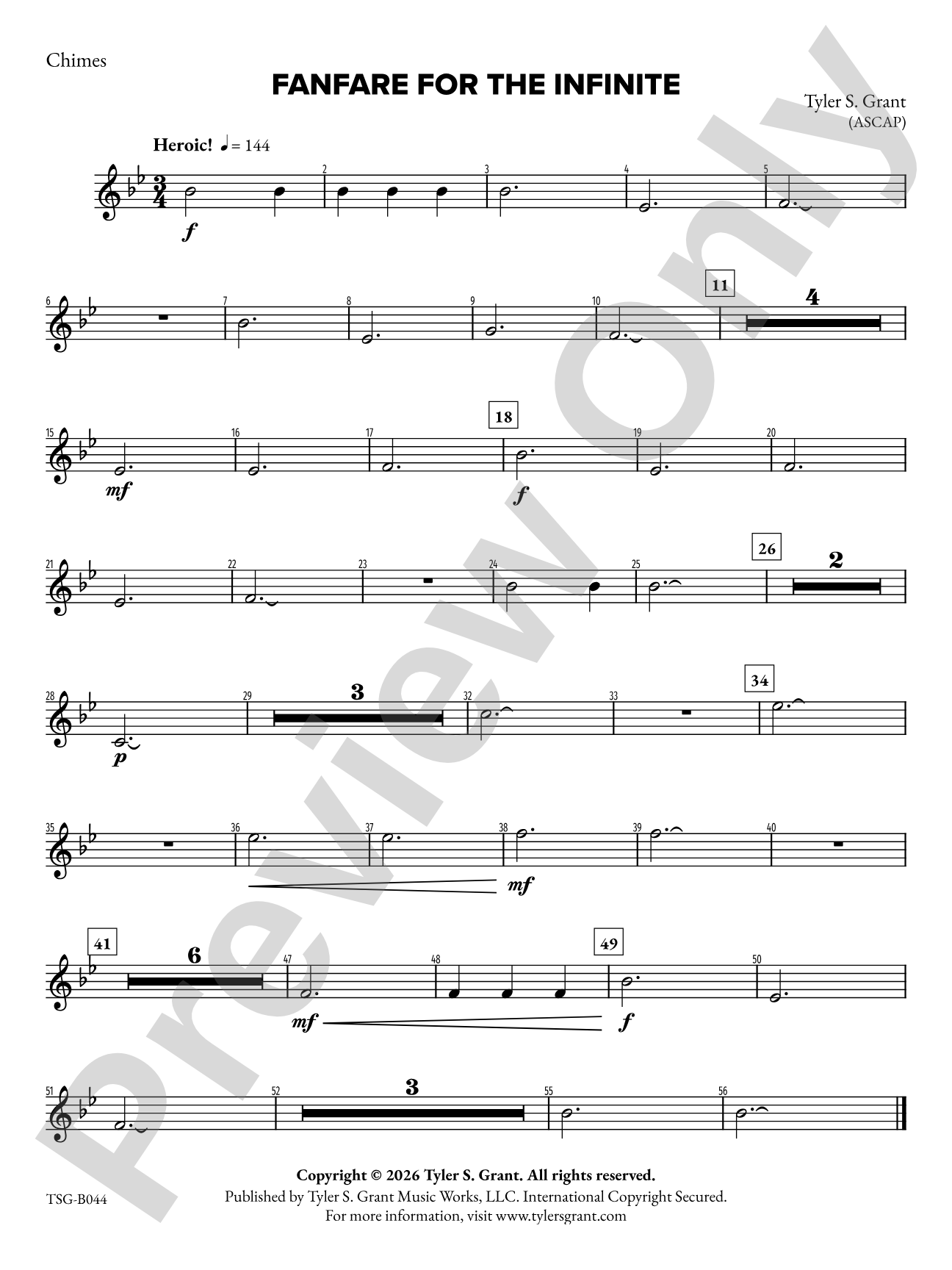 Fanfare for the Infinite: Chimes