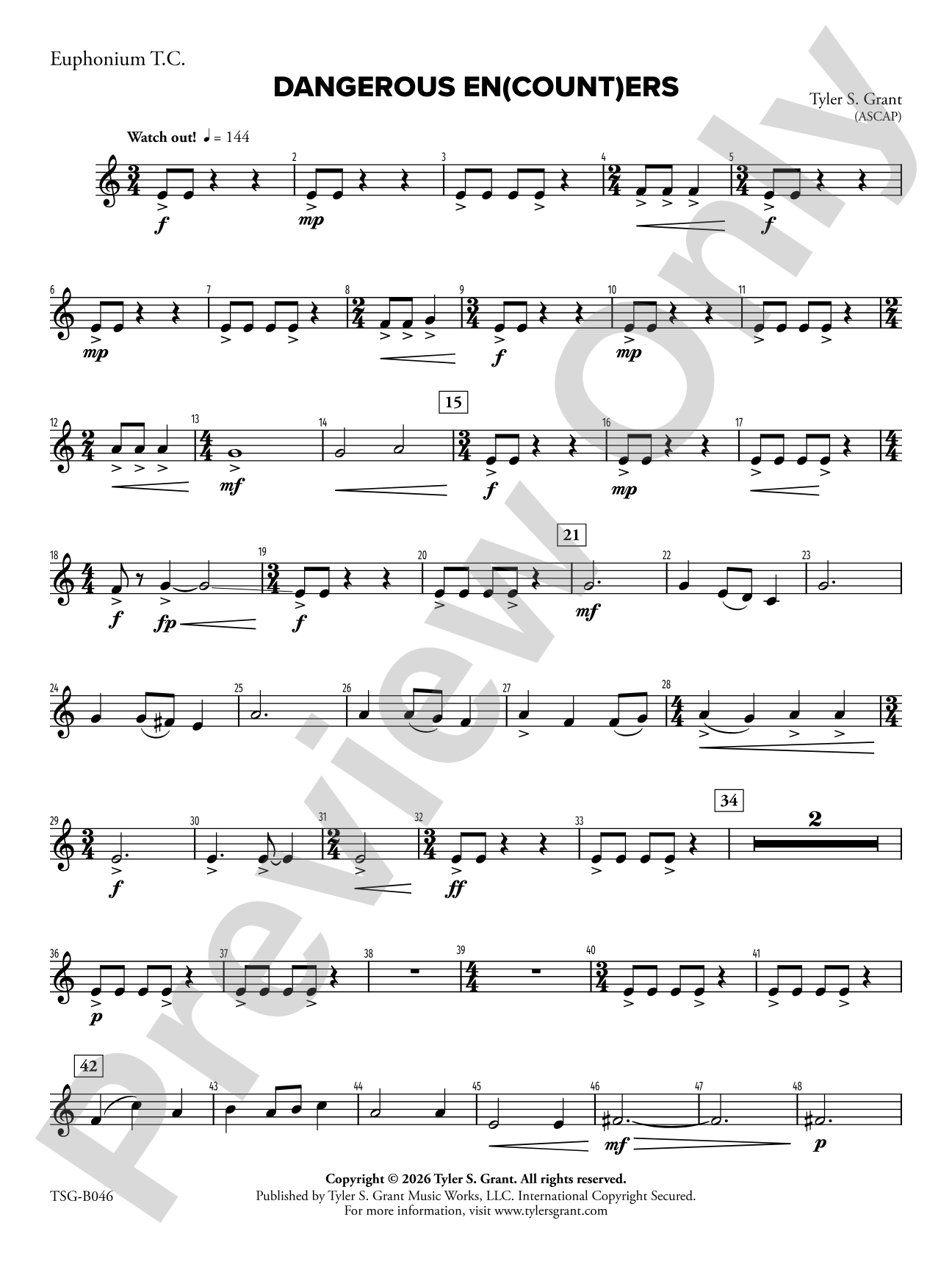 Dangerous En(count)ers: Baritone T.C.