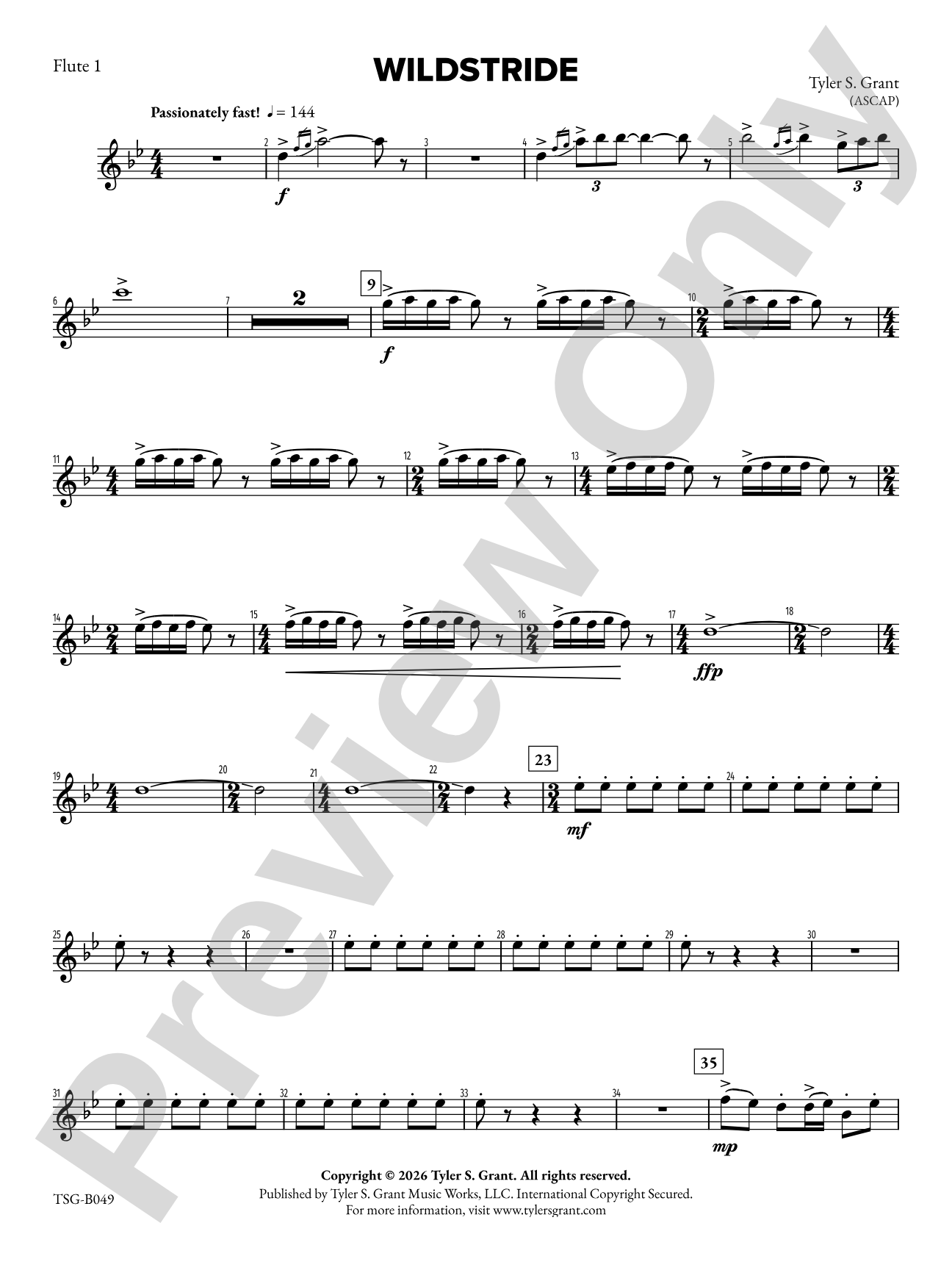 Wildstride: Flute