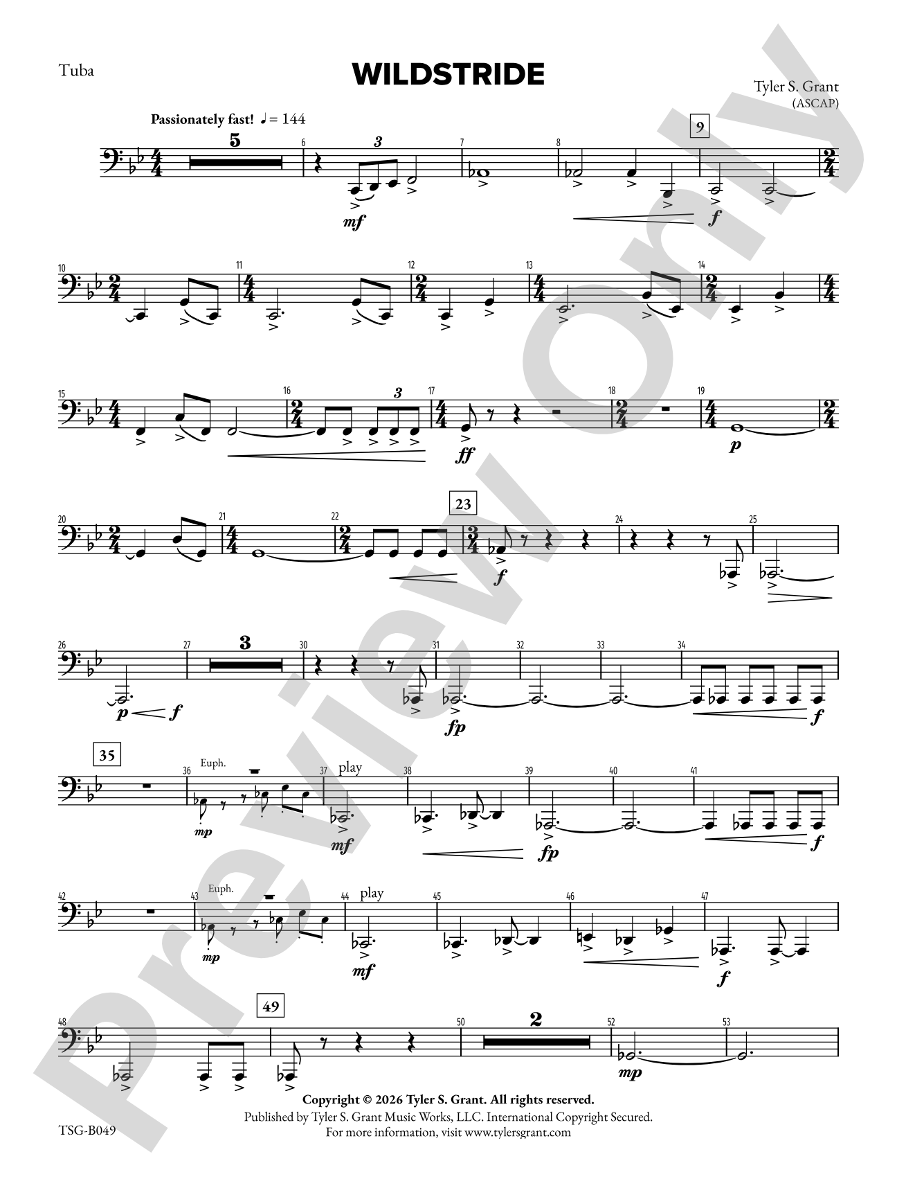 Wildstride: Tuba