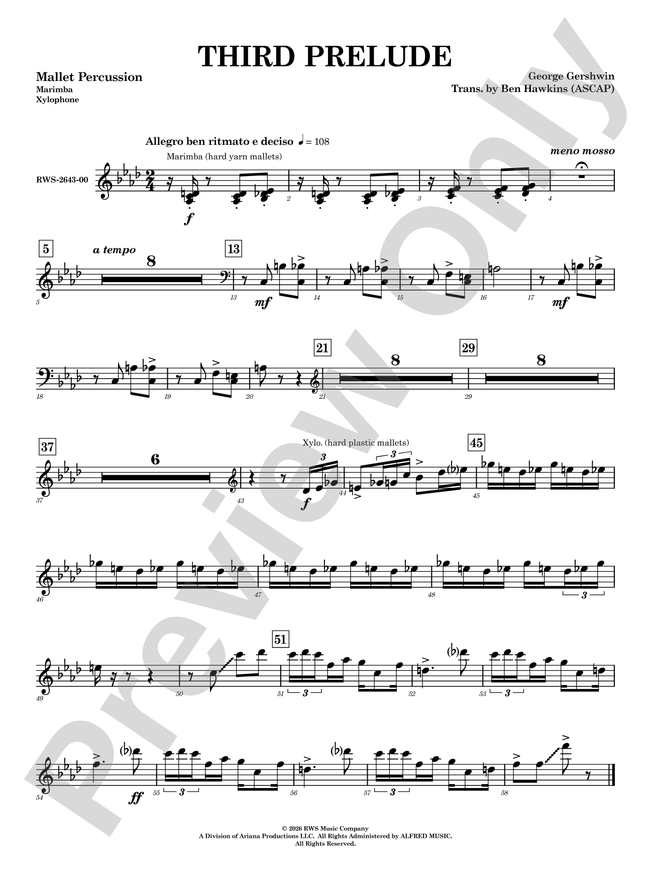 Third Prelude: Mallets