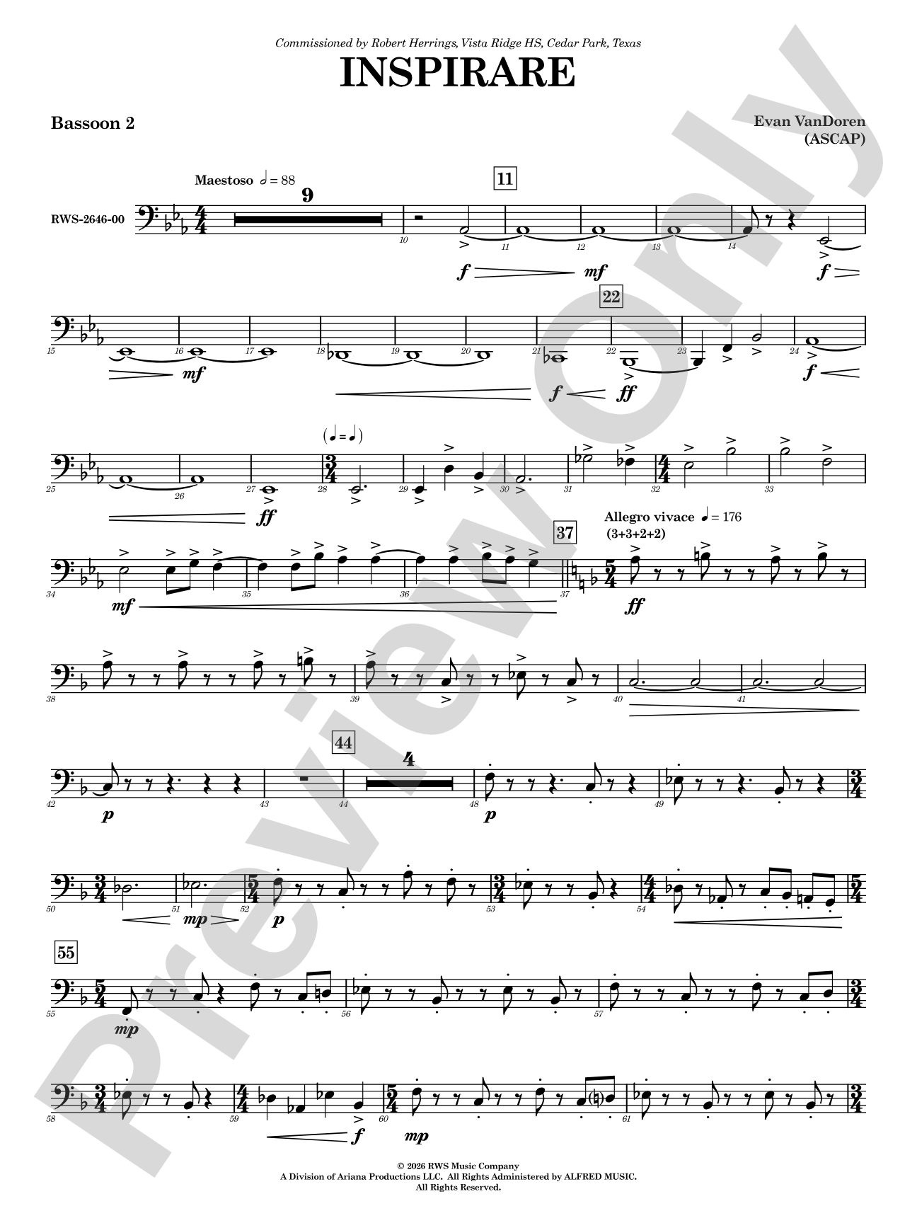 Inspirare: 2nd Bassoon