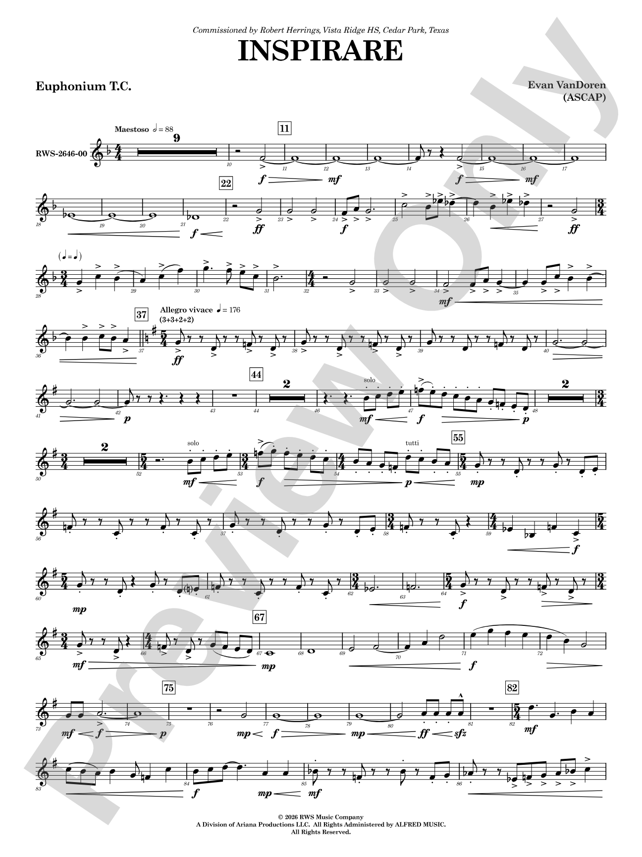 Inspirare: Baritone T.C.