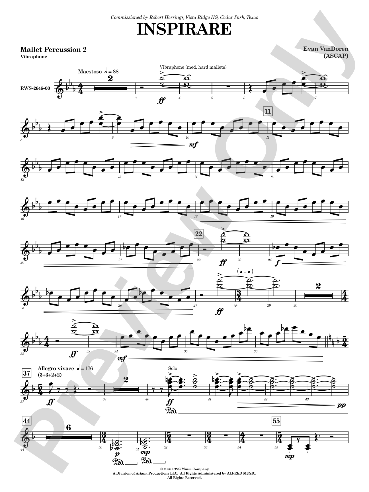 Inspirare: 2nd Mallet Percussion