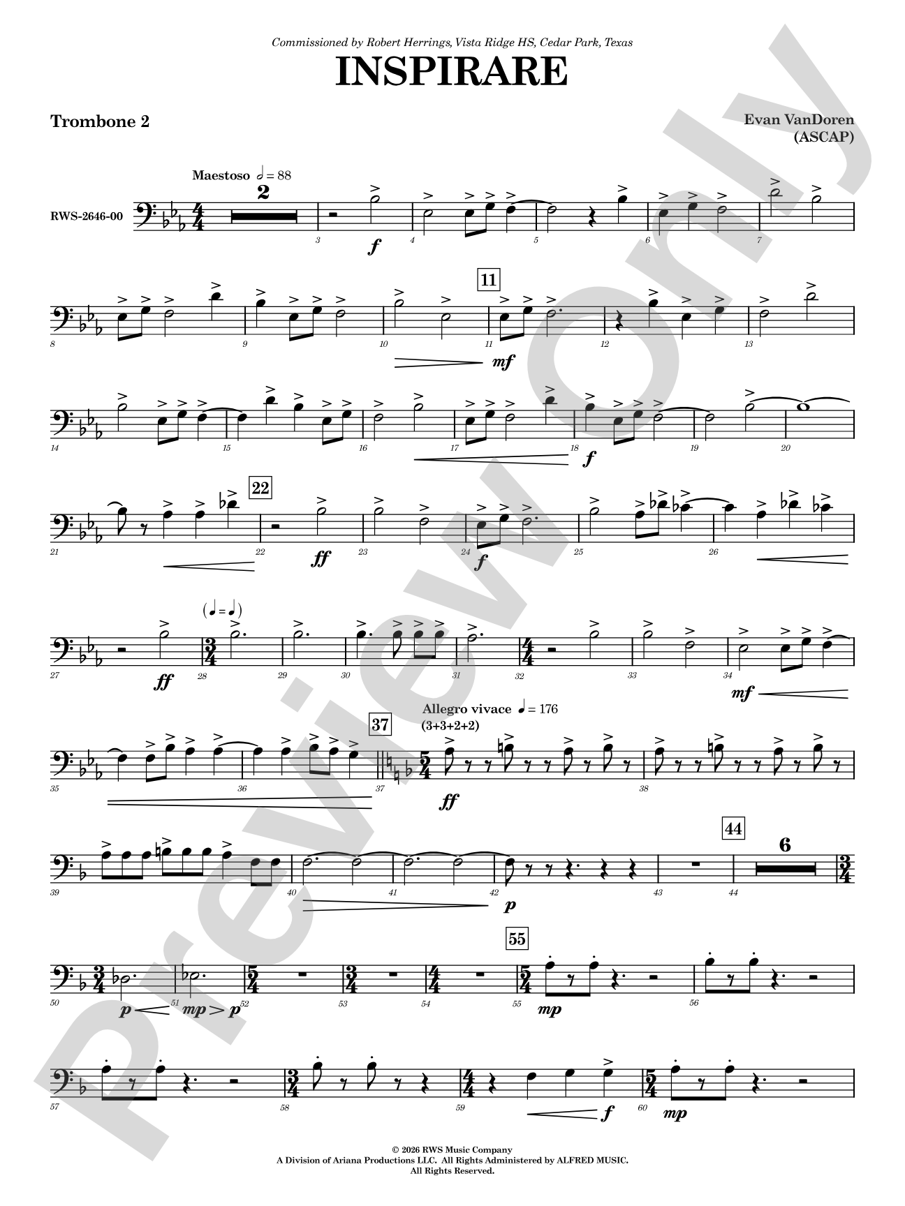 Inspirare: 2nd Trombone