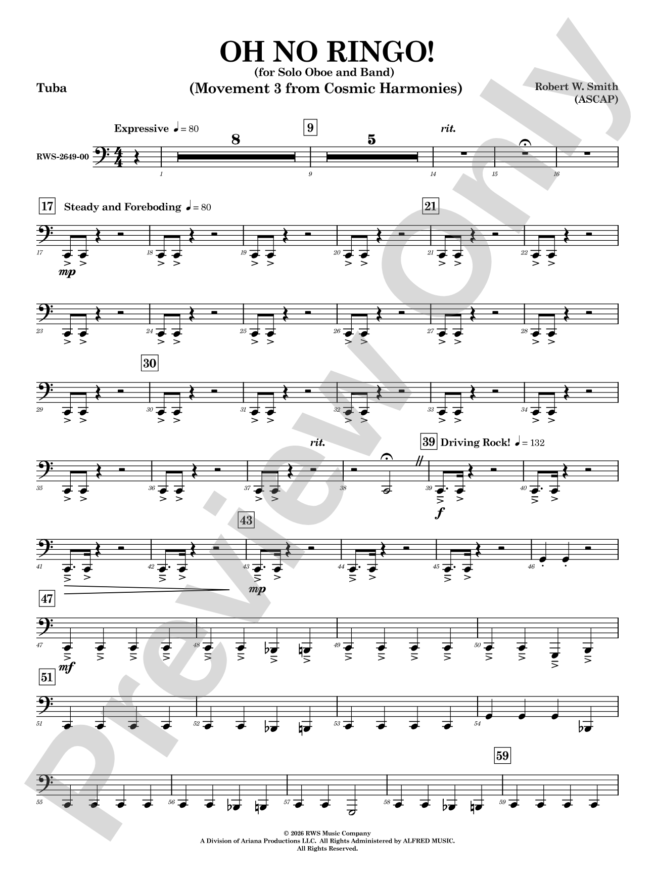 Oh No Ringo!: Tuba