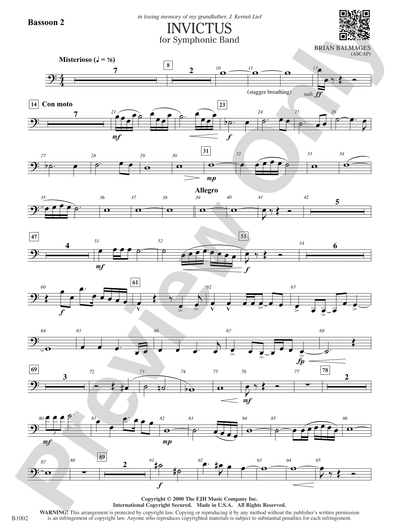 Invictus: Bassoon 2