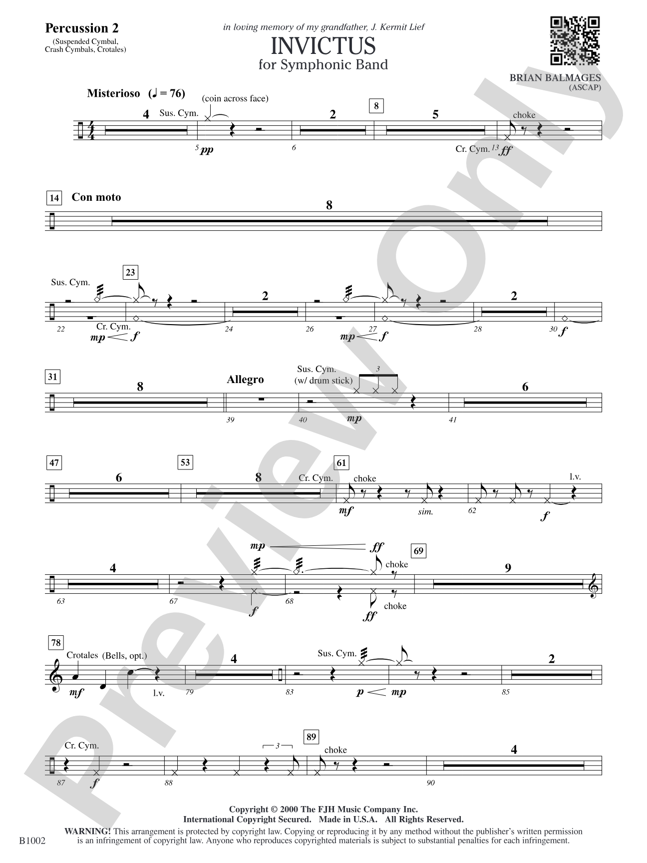 Invictus: Percussion 2