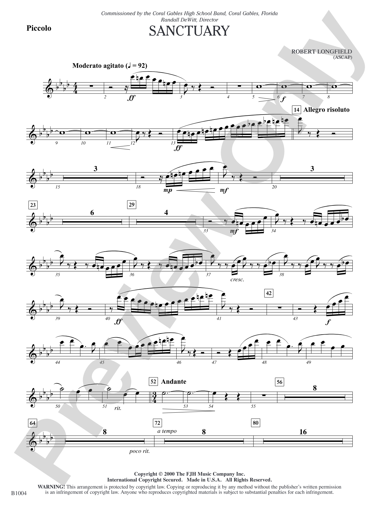 Sanctuary: Piccolo
