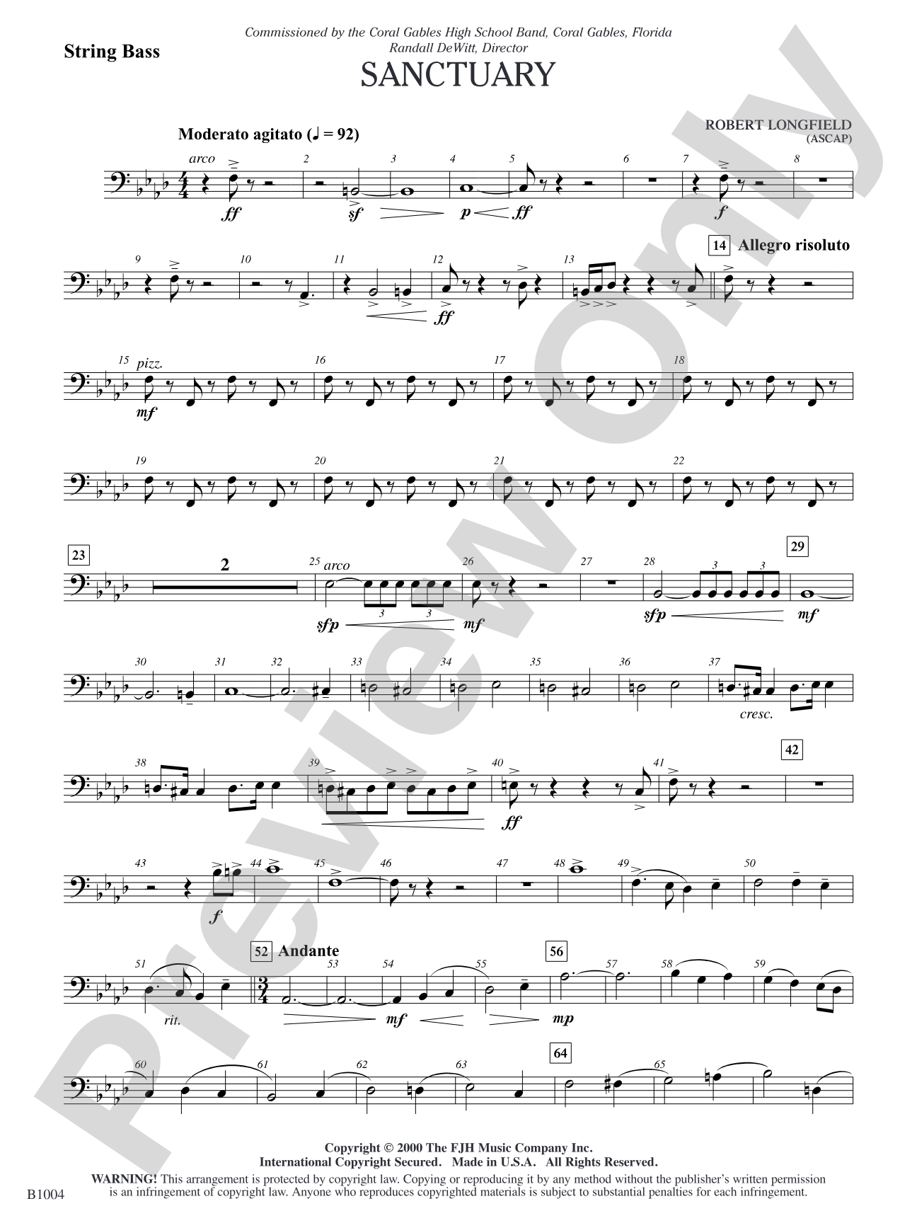 Sanctuary: String Bass