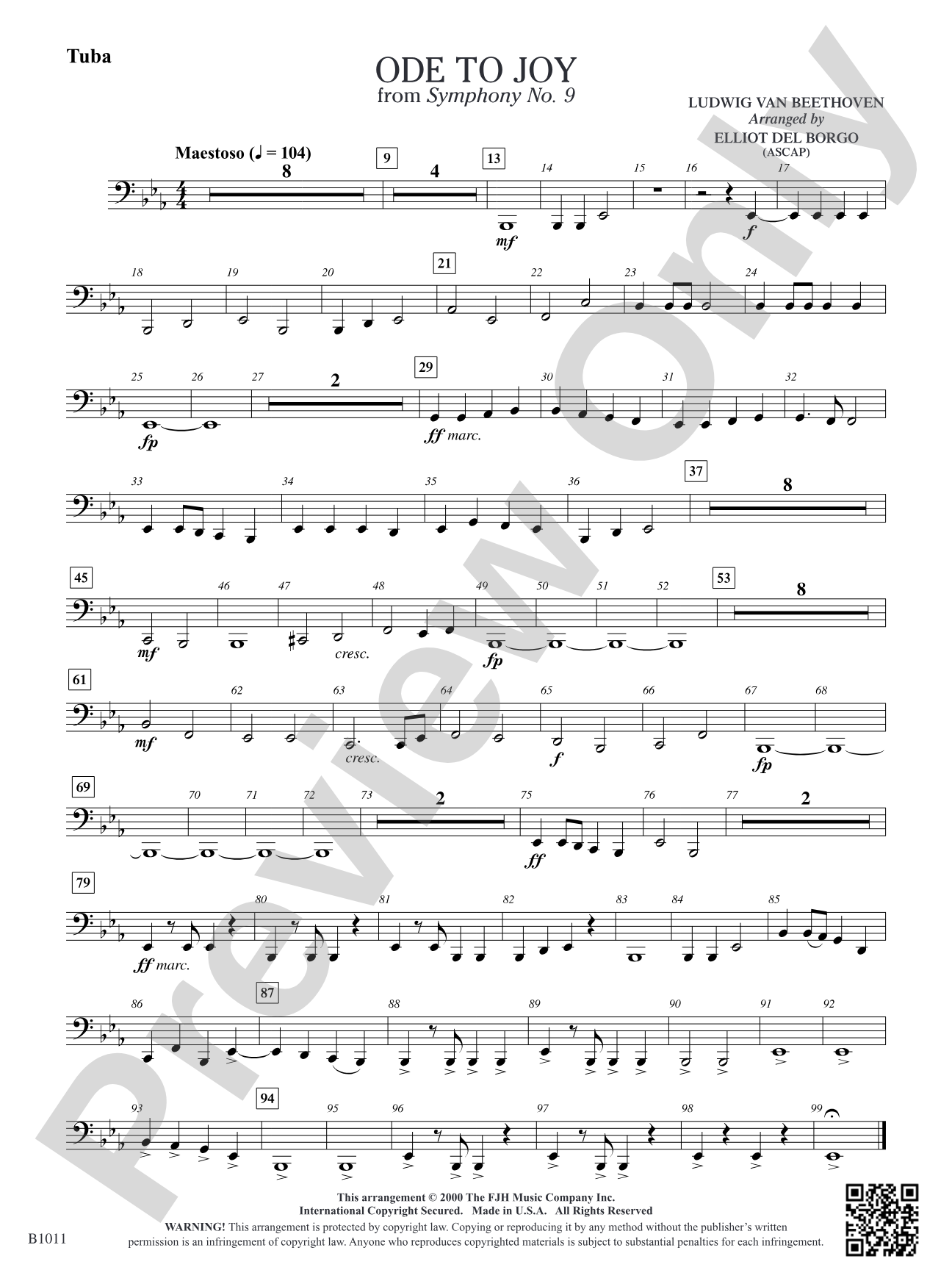 Ode to Joy: Tuba
