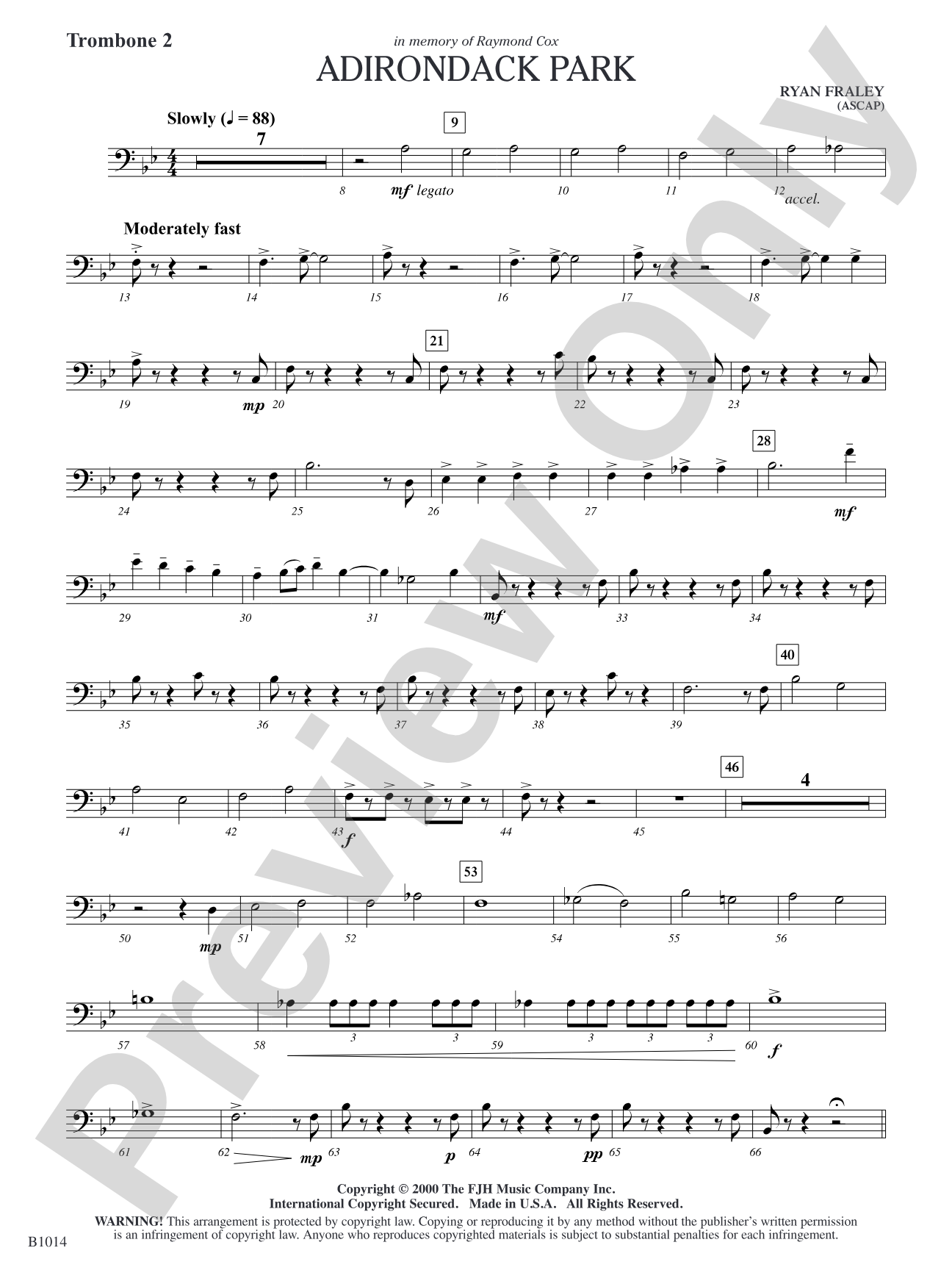 Adirondack Park: Trombone 2