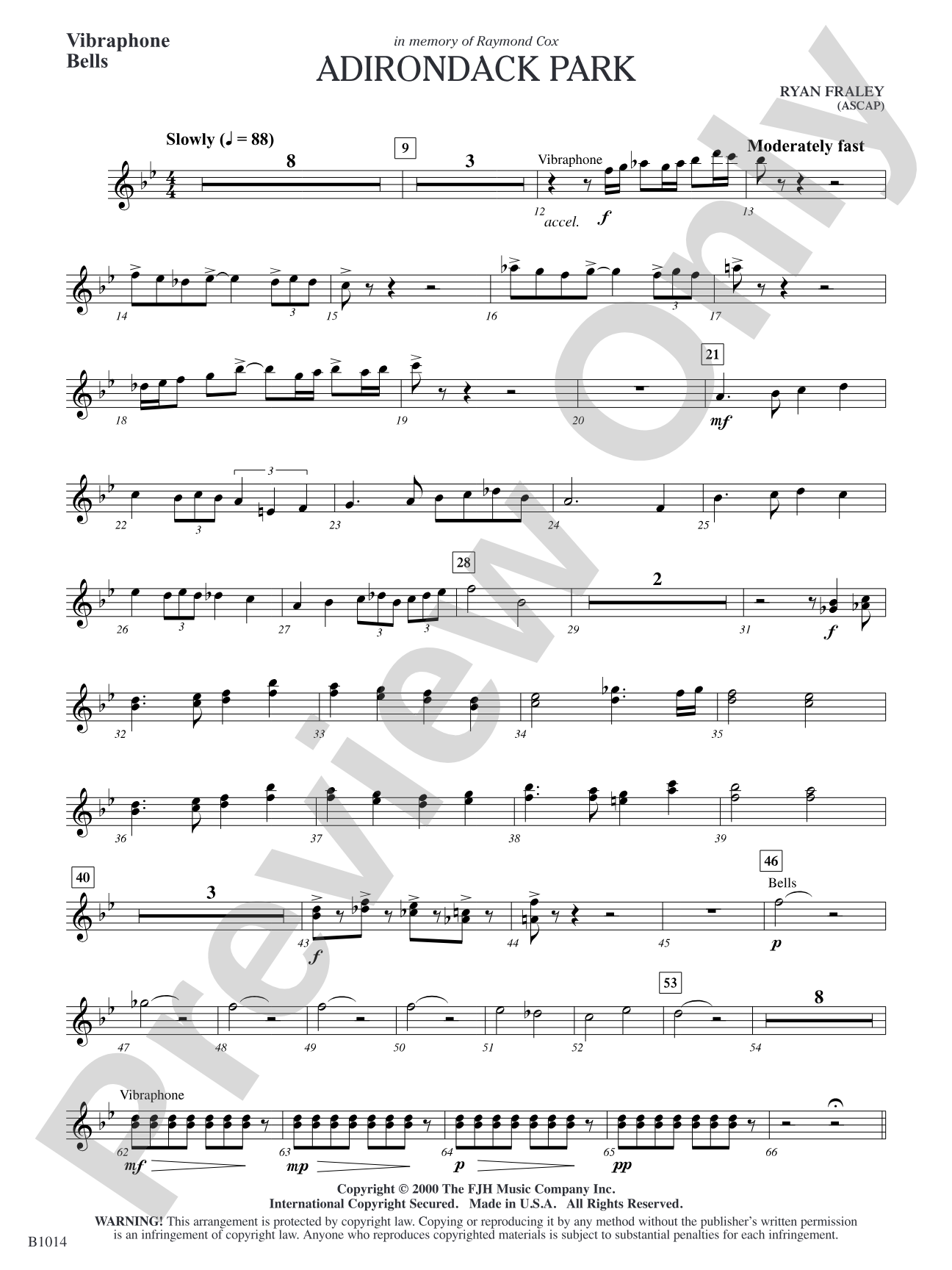 Adirondack Park: Vibraphone