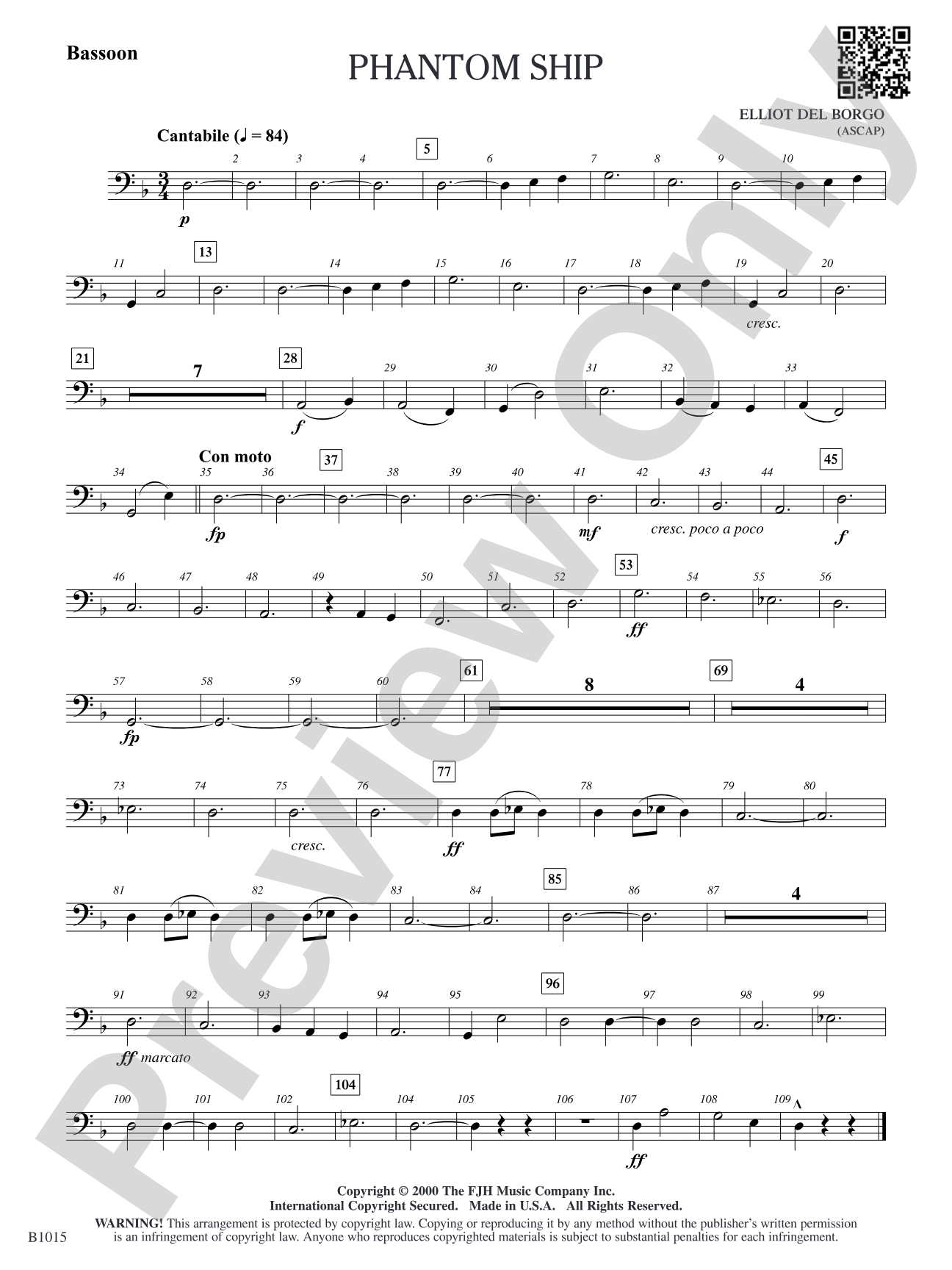 Phantom Ship: Bassoon