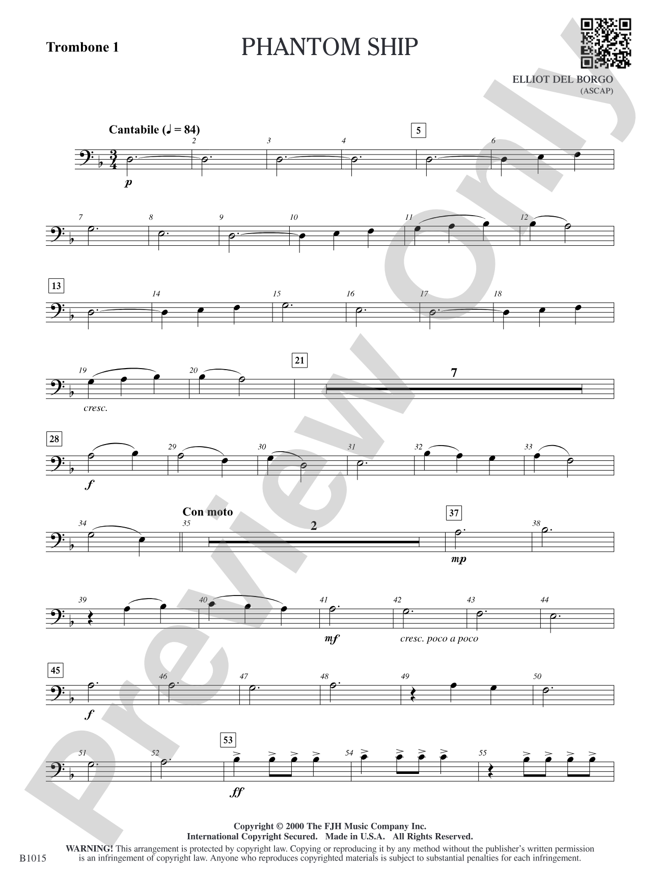 Phantom Ship: Trombone 1