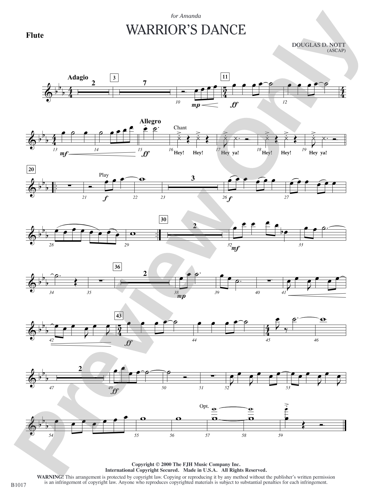 Warrior's Dance: Flute