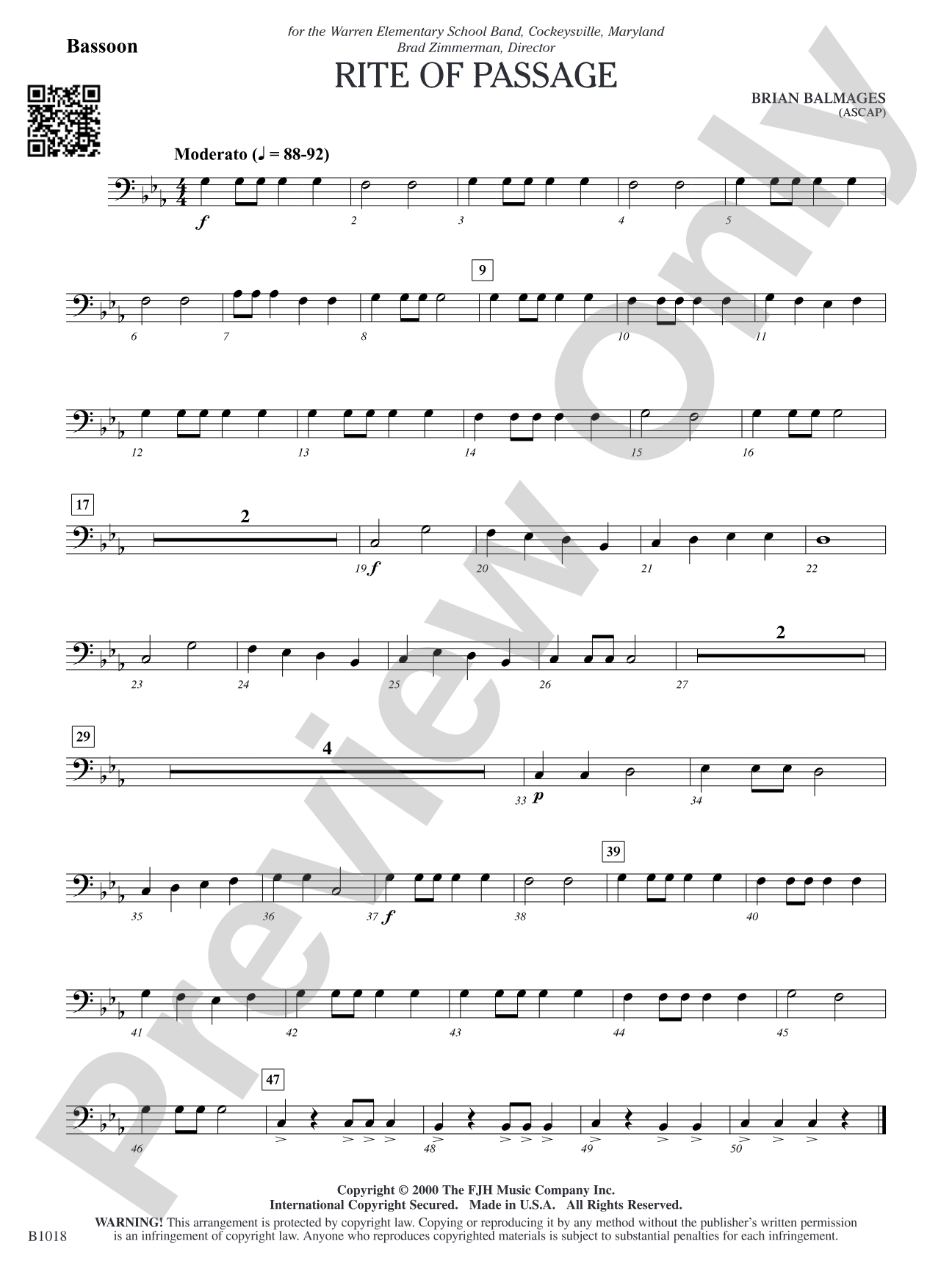 Rite of Passage: Bassoon
