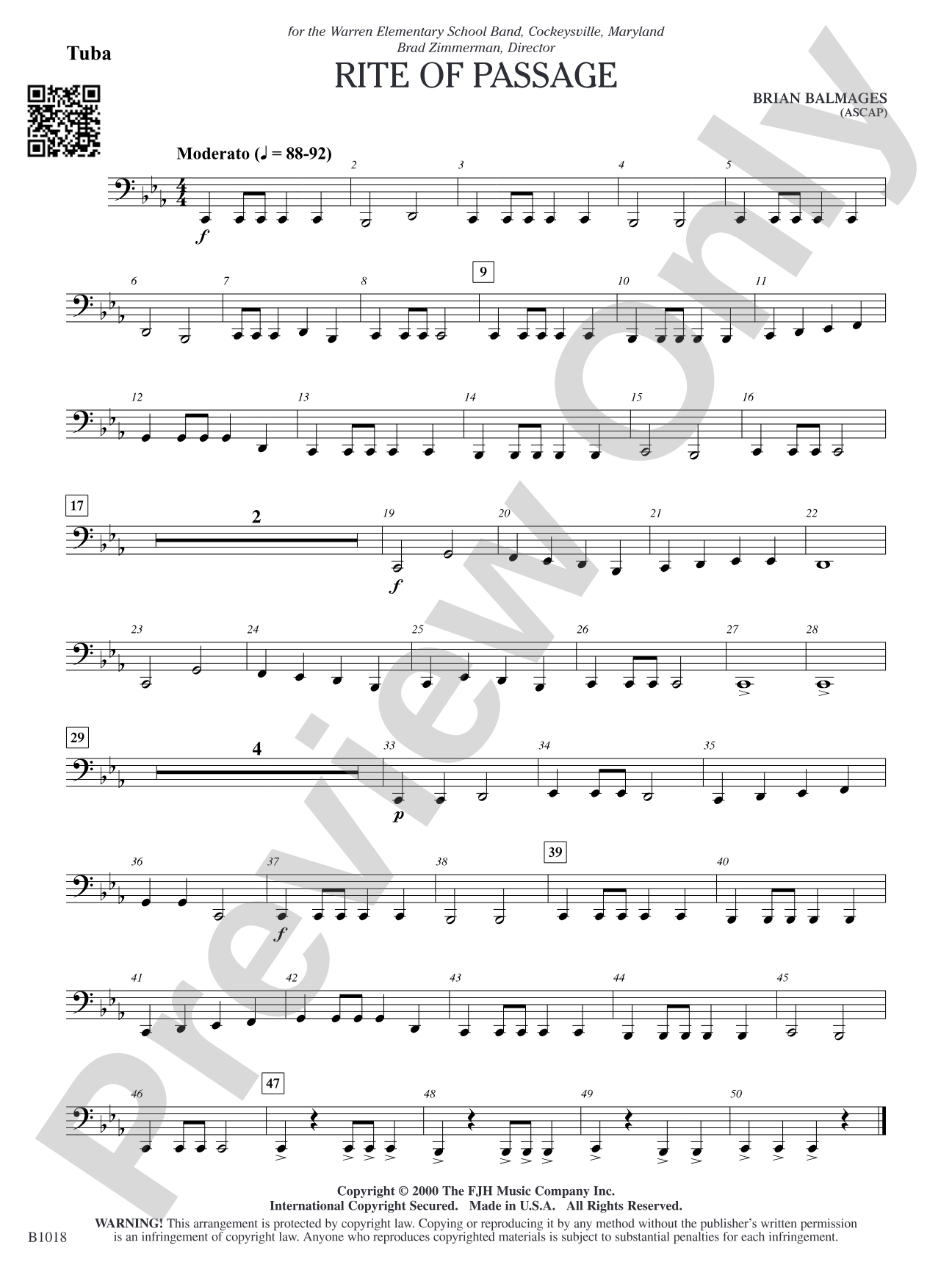 Rite of Passage: Tuba