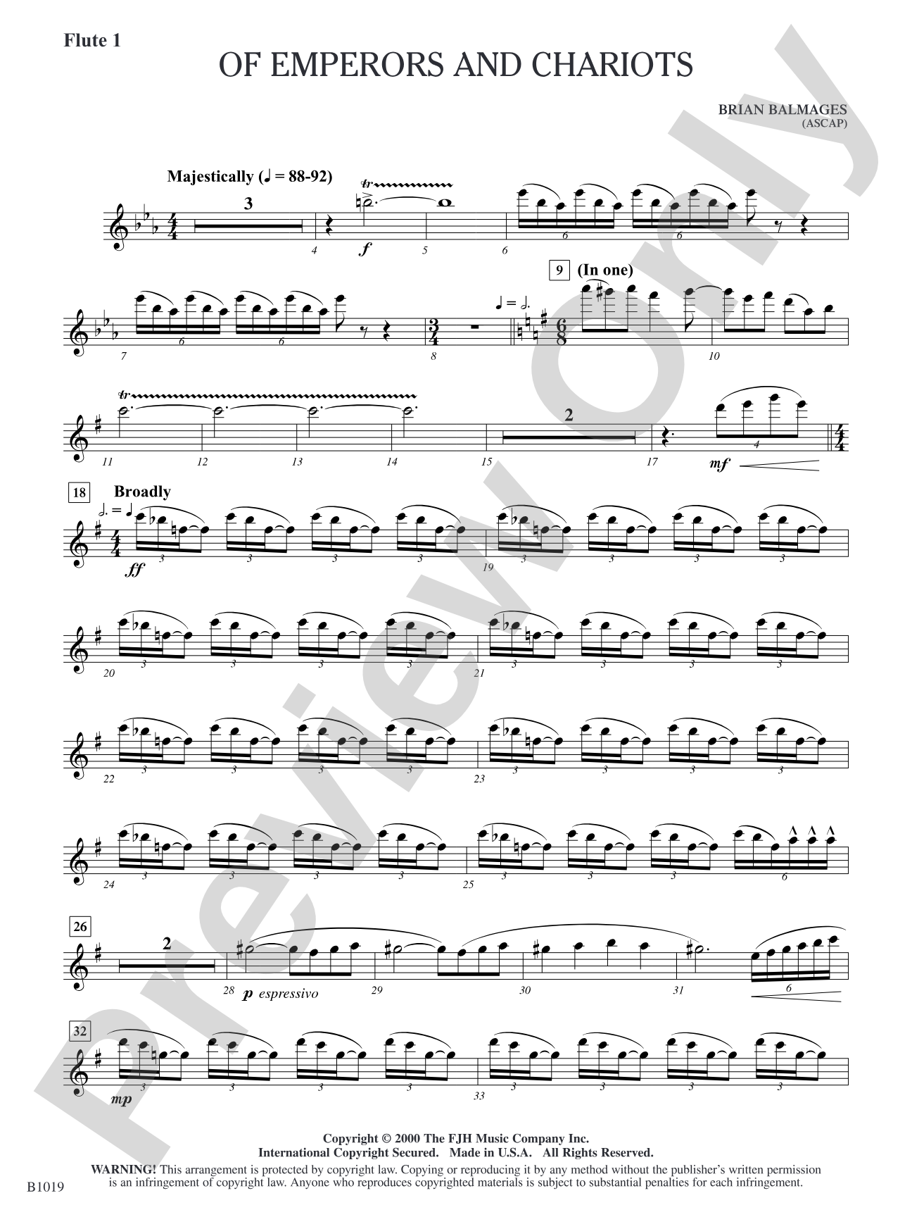 Of Emperors and Chariots: Flute 1