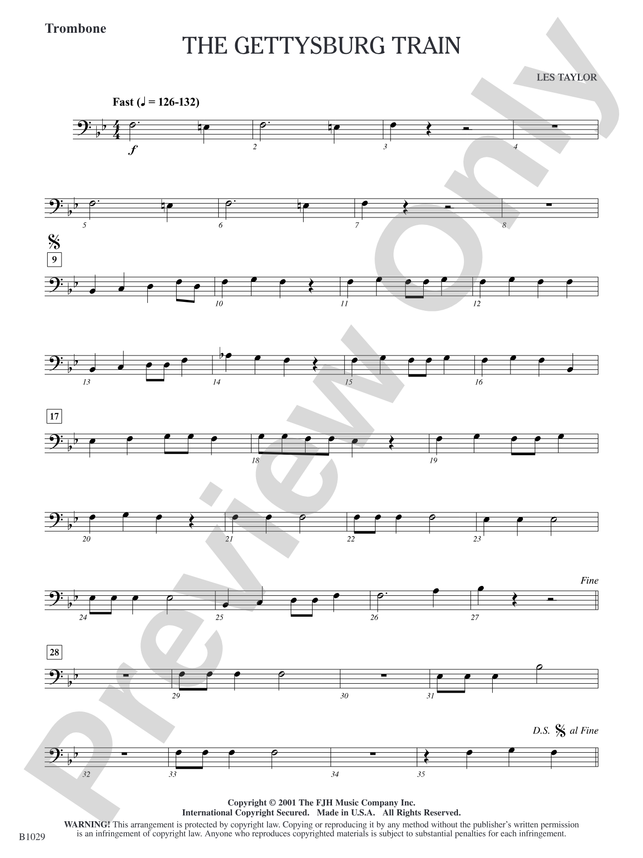 The Gettysburg Train: Trombone