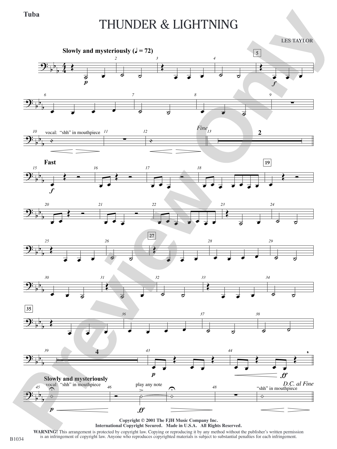 Thunder & Lightning: Tuba