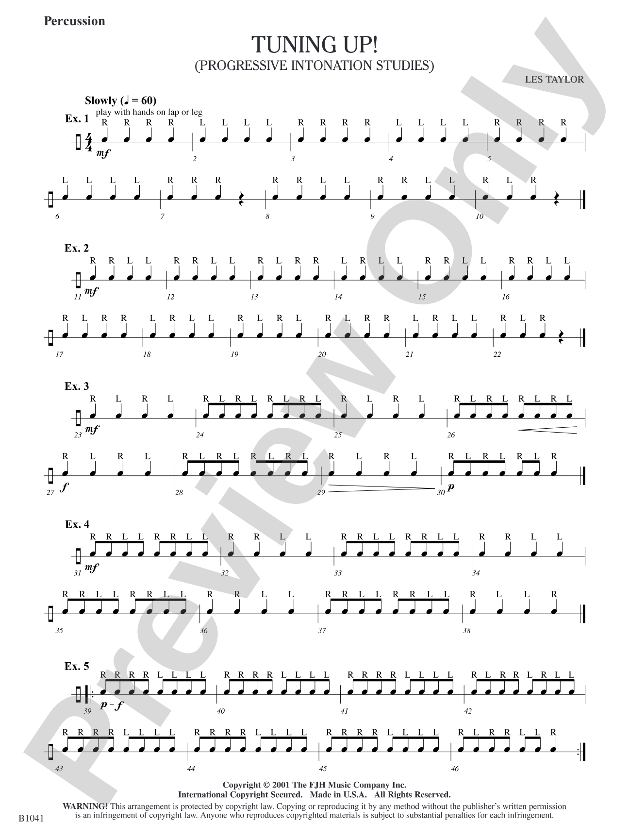 Tuning Up!: Percussion
