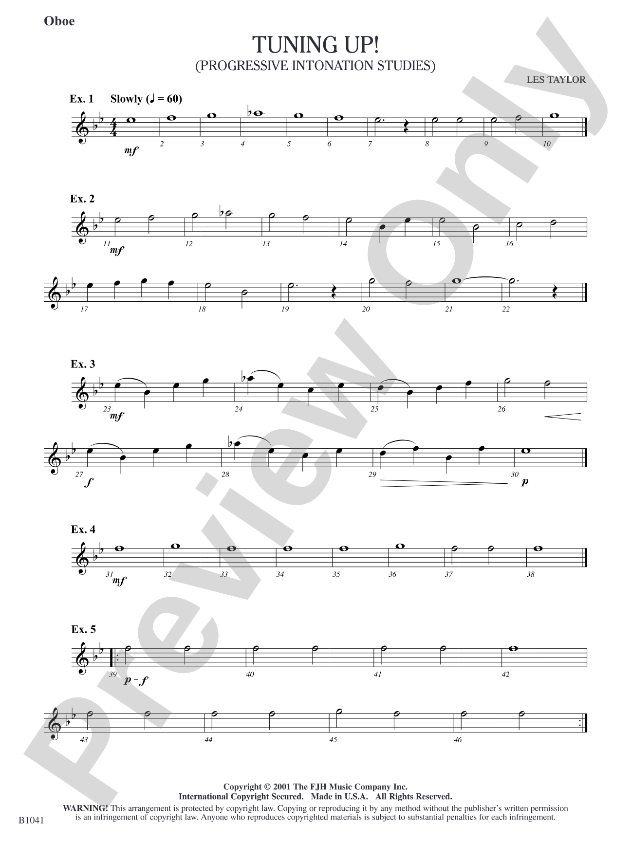 Tuning Up!: Oboe