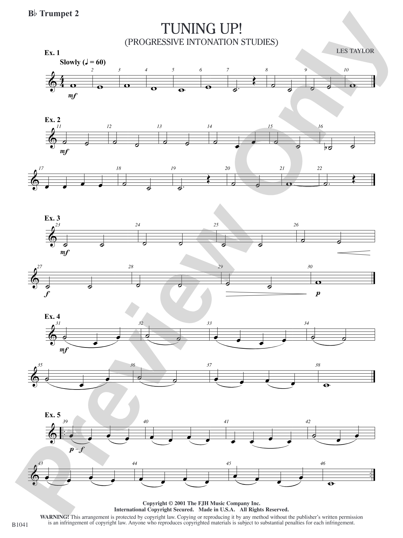 Tuning Up!: B-flat Trumpet 2