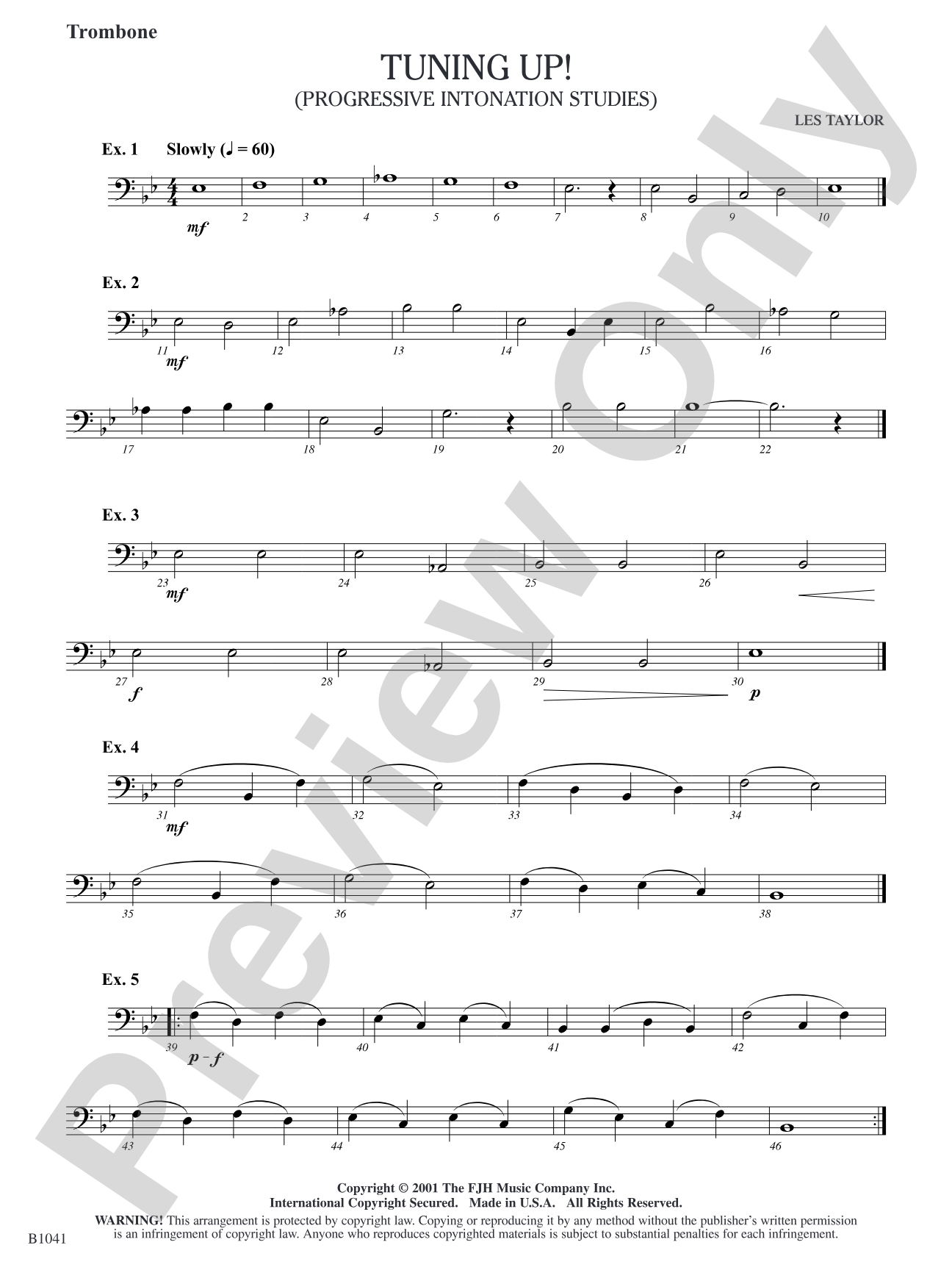 Tuning Up!: Trombone