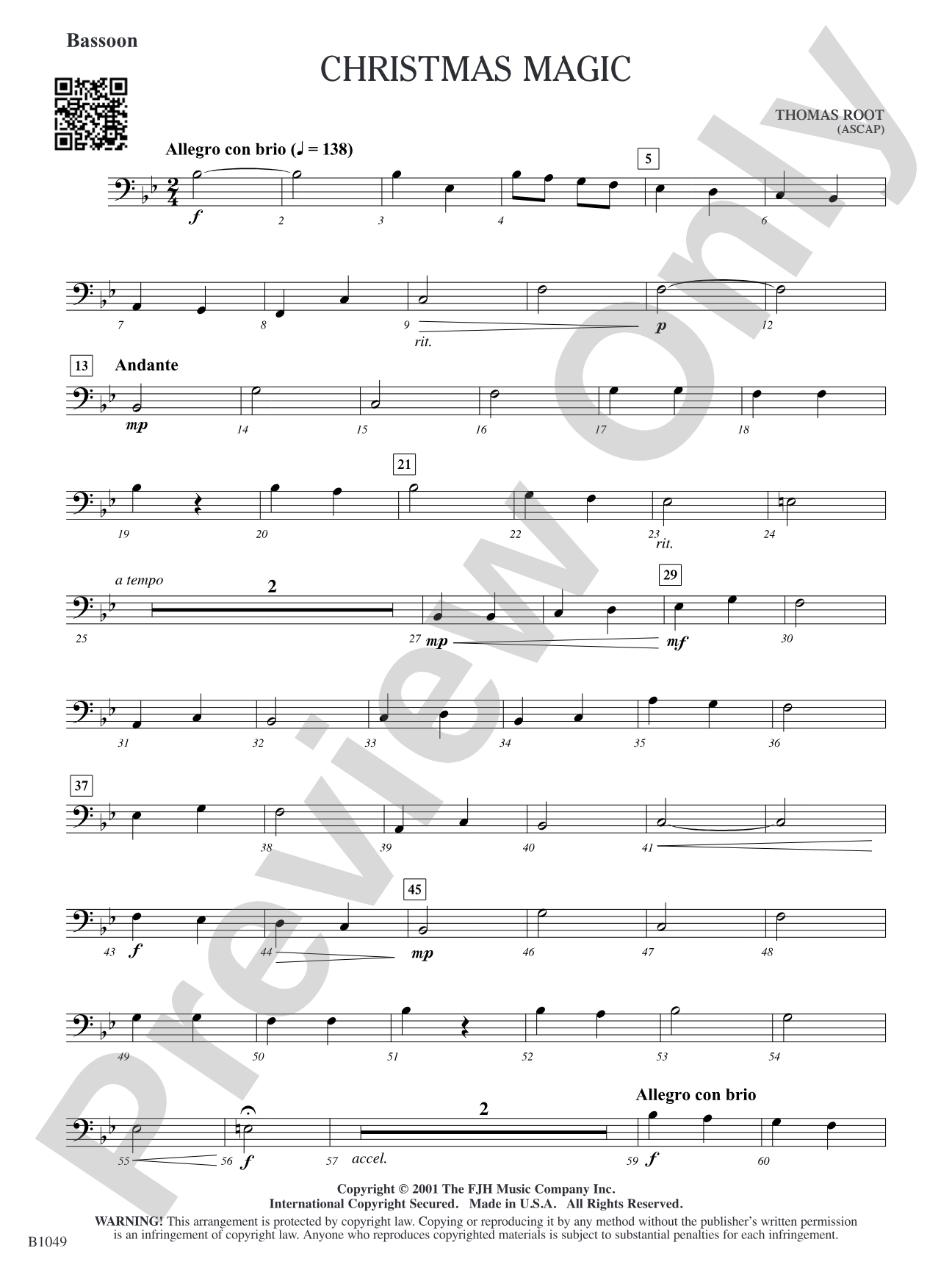 Christmas Magic: Bassoon