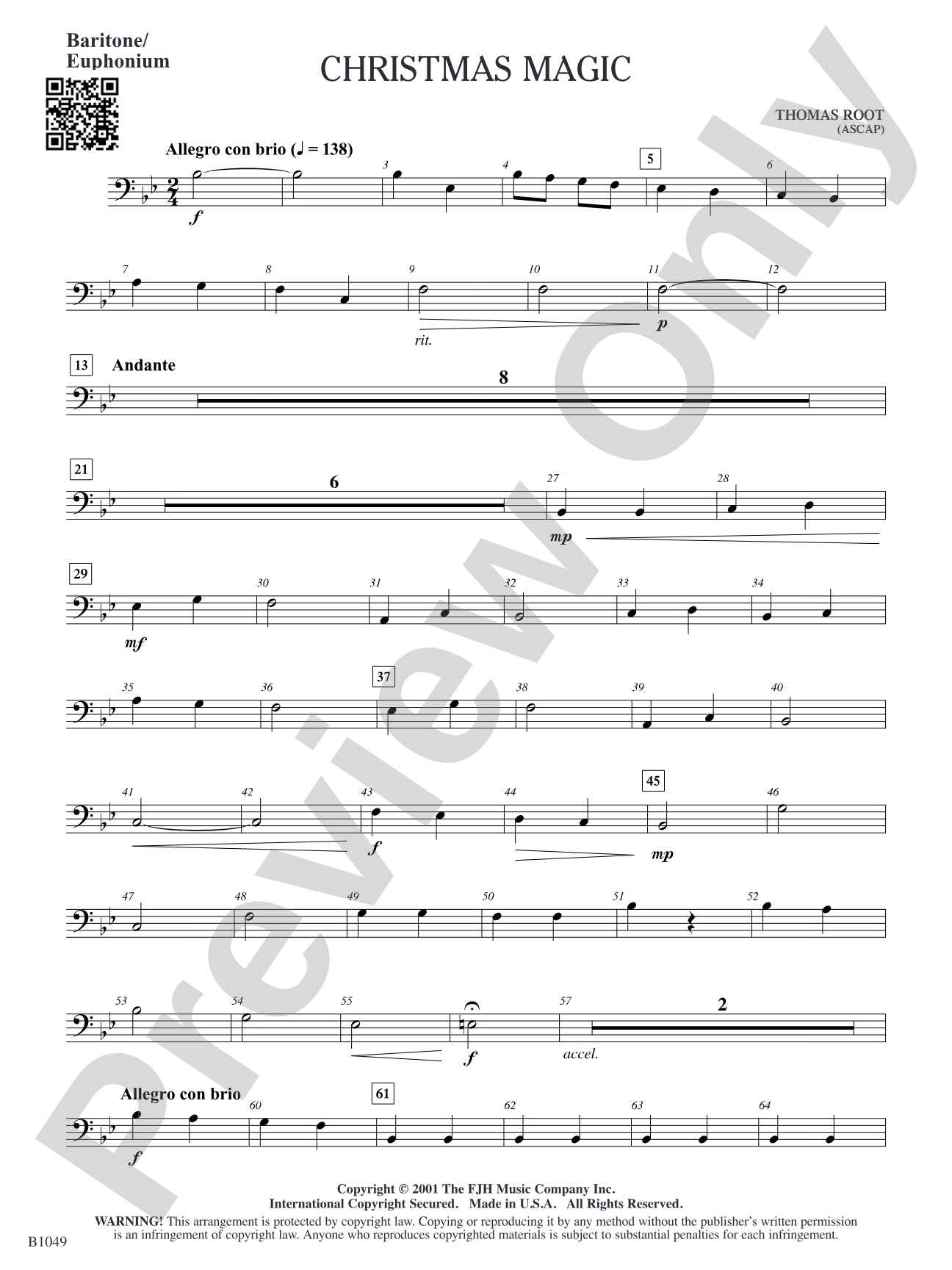 Christmas Magic: Baritone/Euphonium