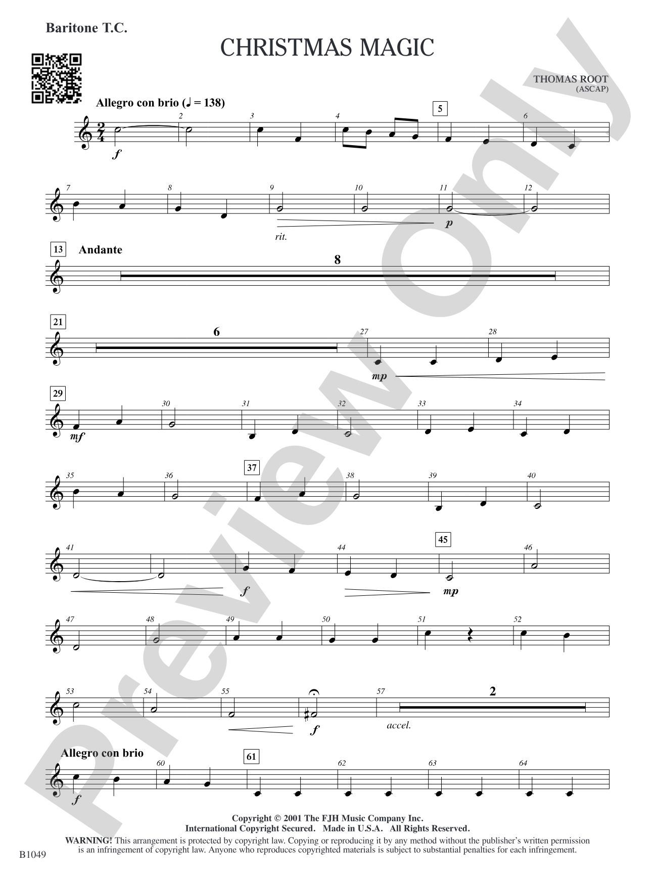 Christmas Magic: Baritone T.C.