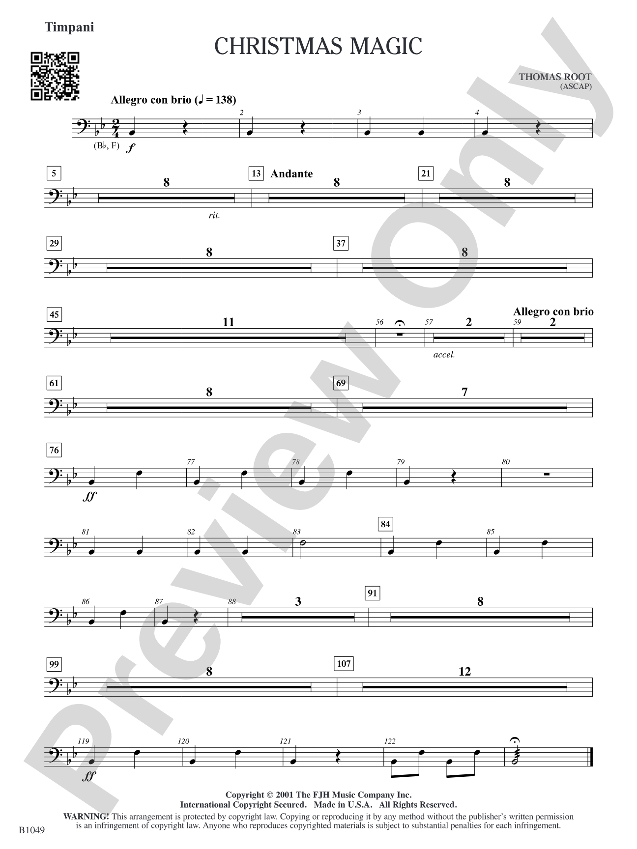 Christmas Magic: Timpani