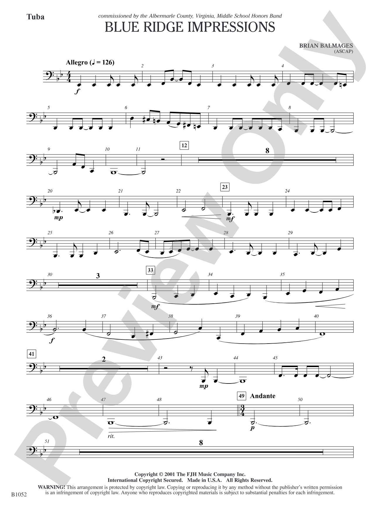 Blue Ridge Impressions: Tuba