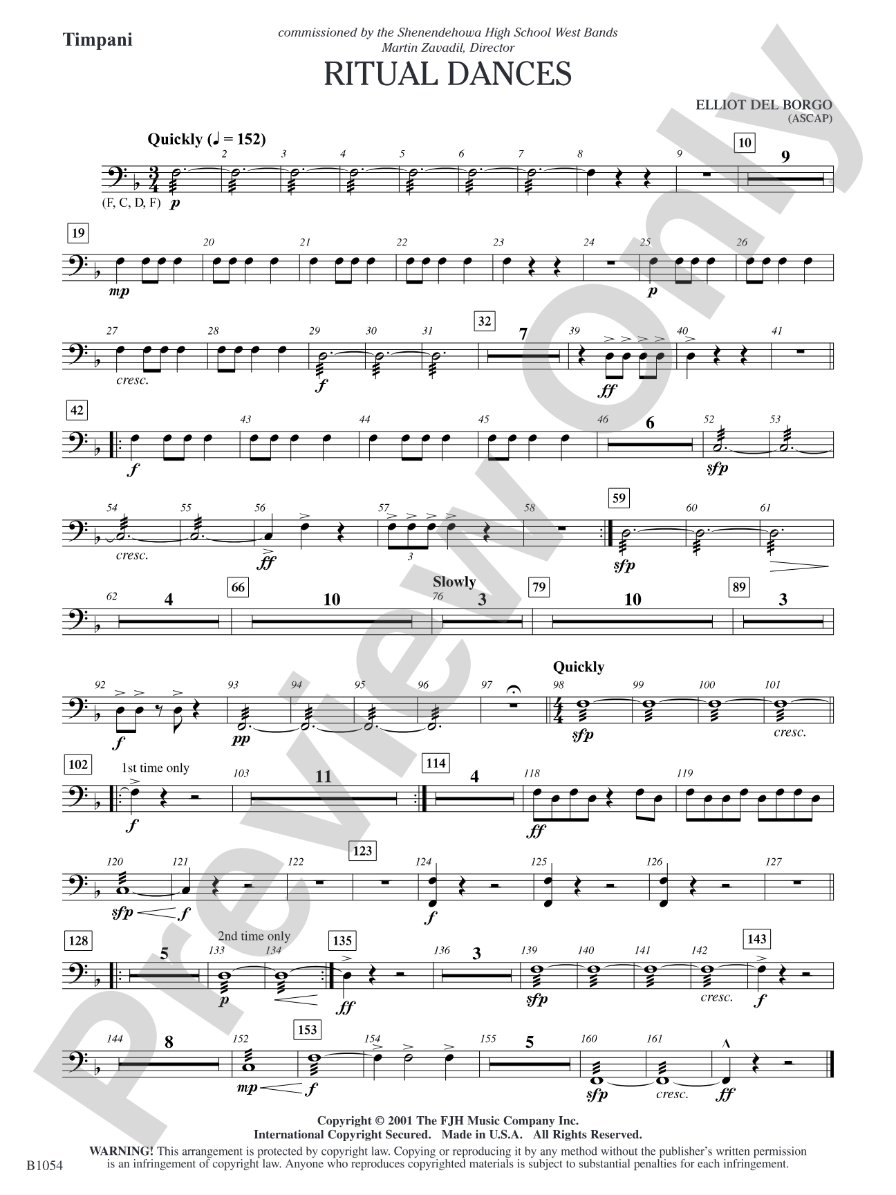 Ritual Dances: Timpani