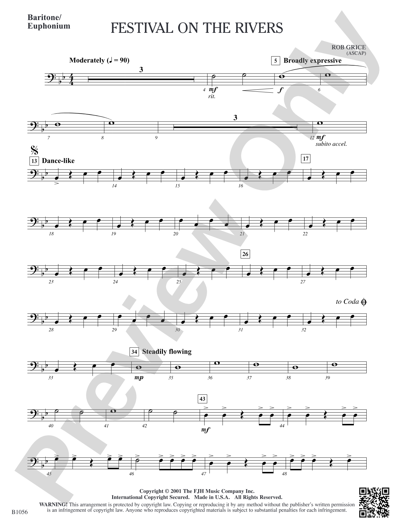 Festival on the Rivers: Baritone/Euphonium