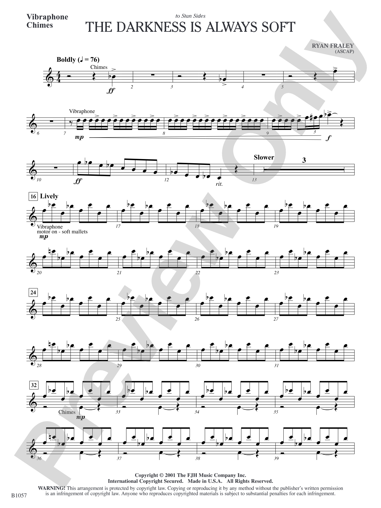 The Darkness is Always Soft: Vibraphone / Chimes