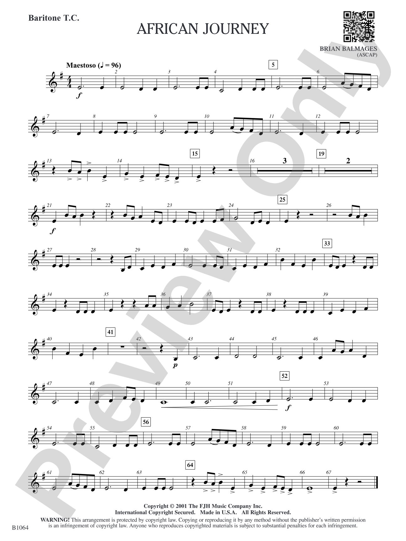 African Journey: Baritone T.C.