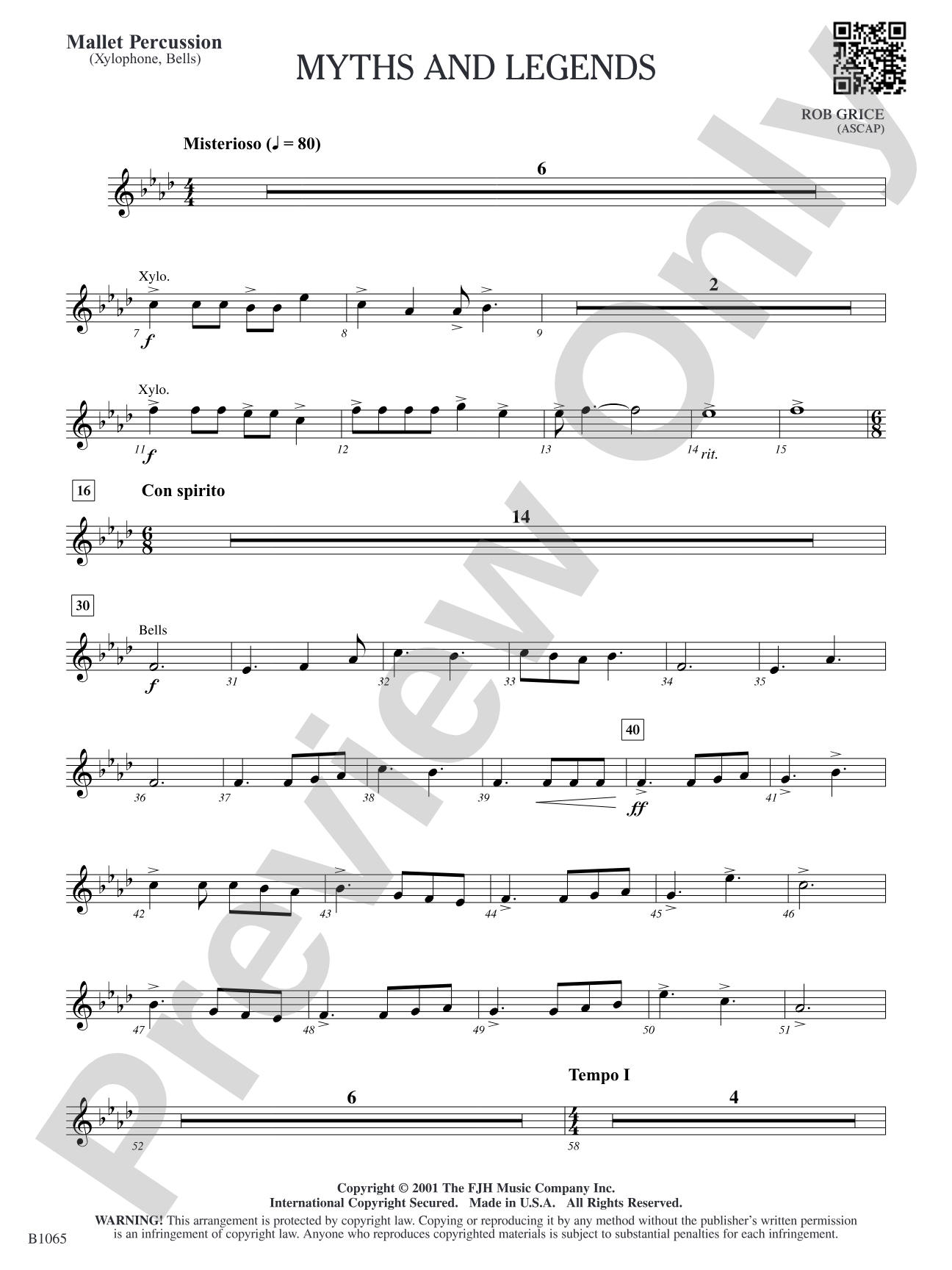 Myths and Legends: Mallet Percussion