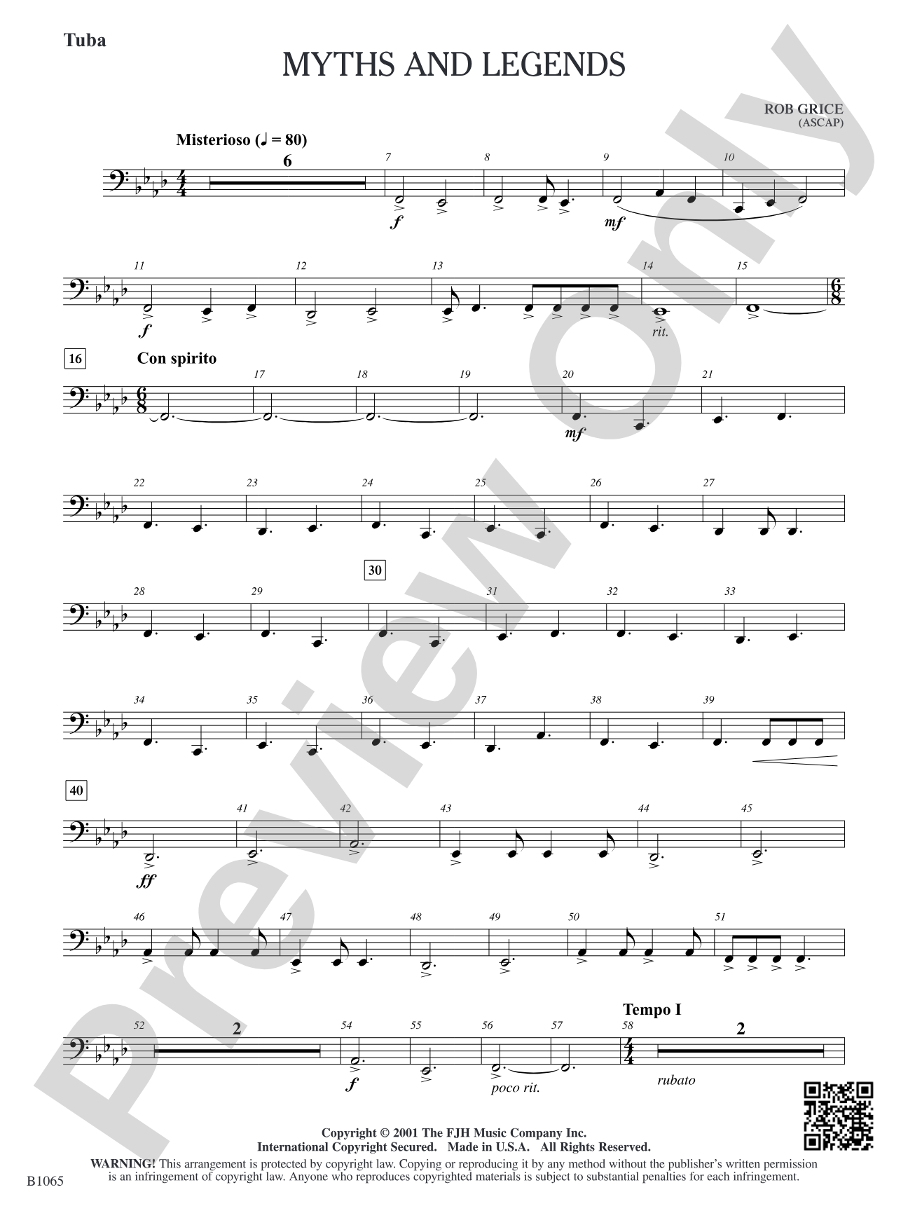 Myths and Legends: Tuba