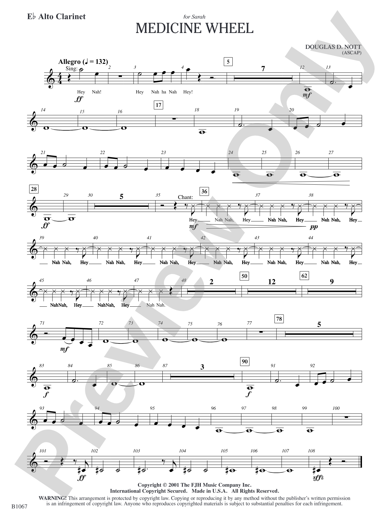 Medicine Wheel: E-flat Alto Clarinet