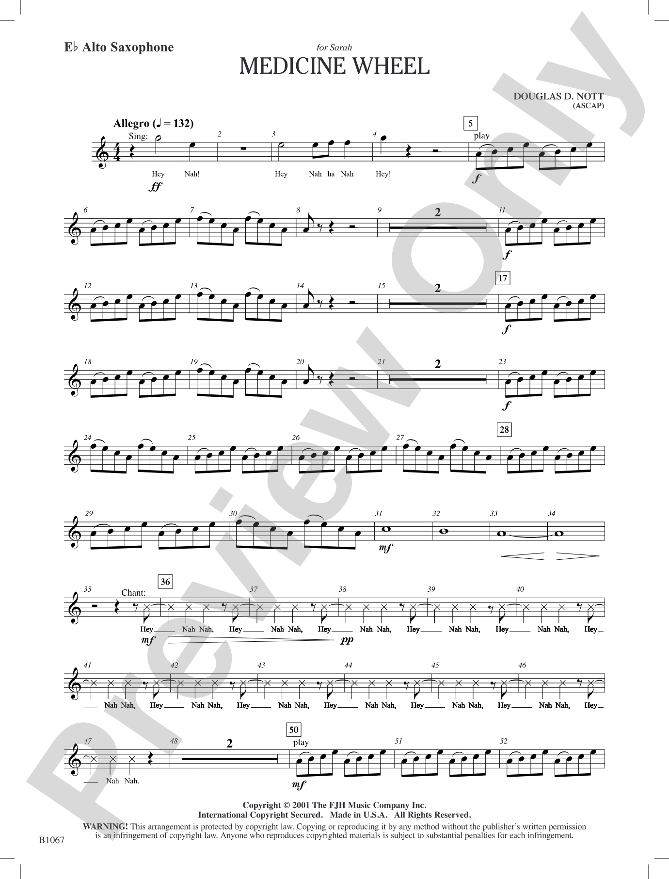 Medicine Wheel: E-flat Alto Saxophone
