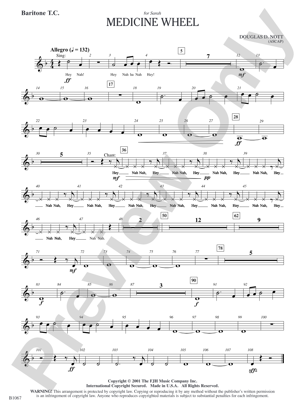Medicine Wheel: Baritone T.C.