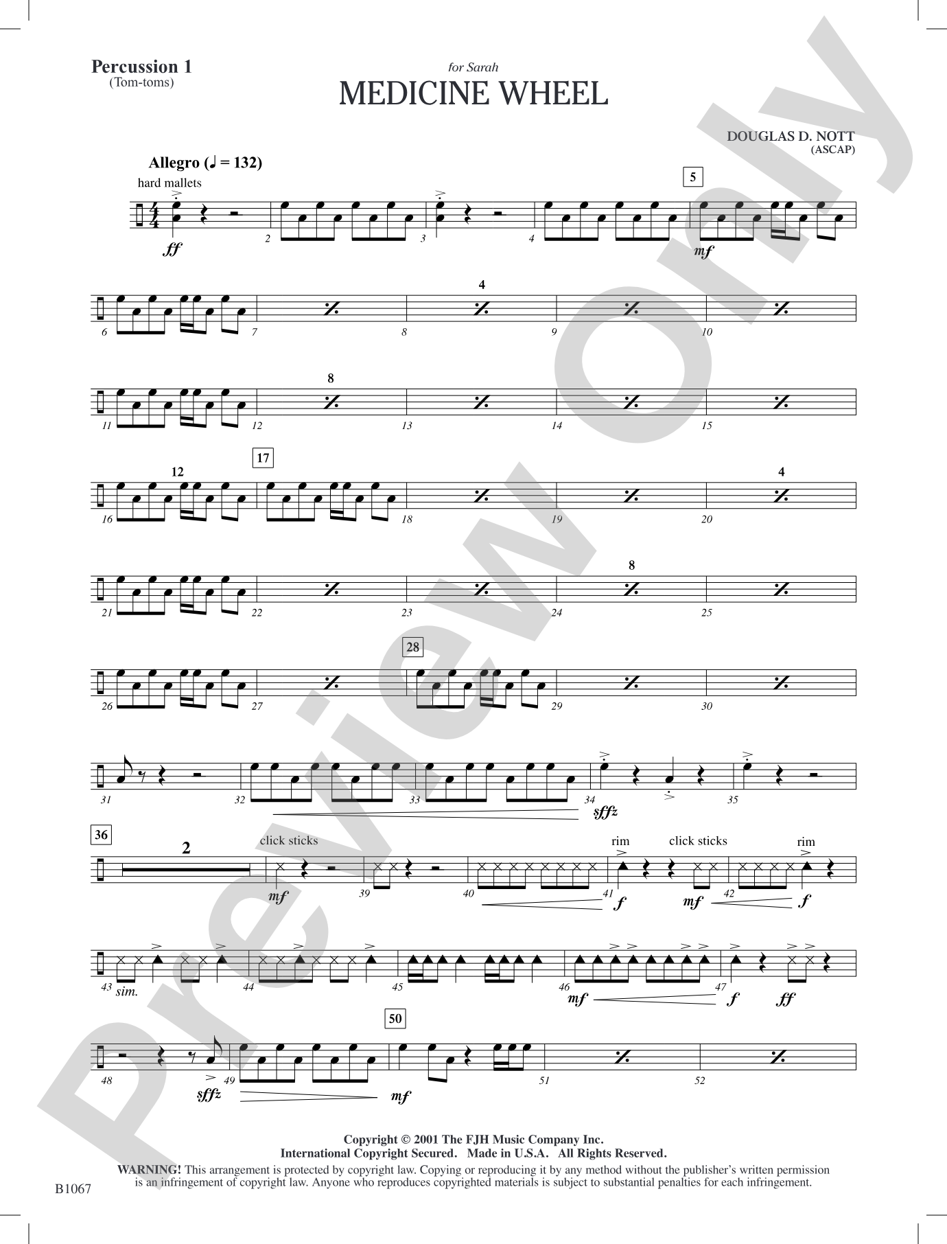 Medicine Wheel: Percussion 1