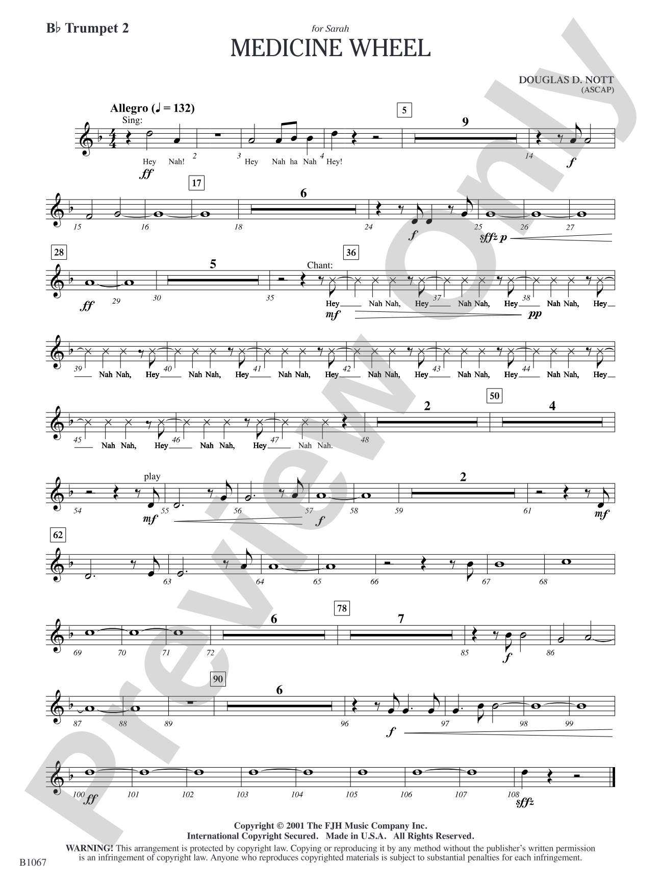 Medicine Wheel: B-flat Trumpet 2